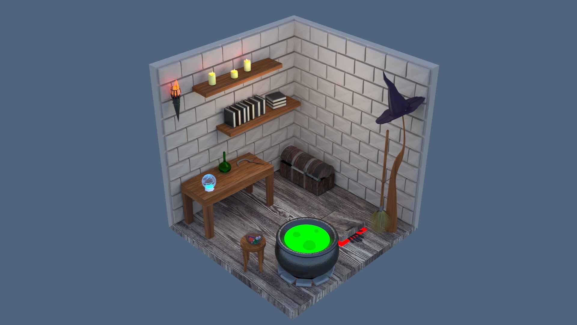 ArtStation House of witch