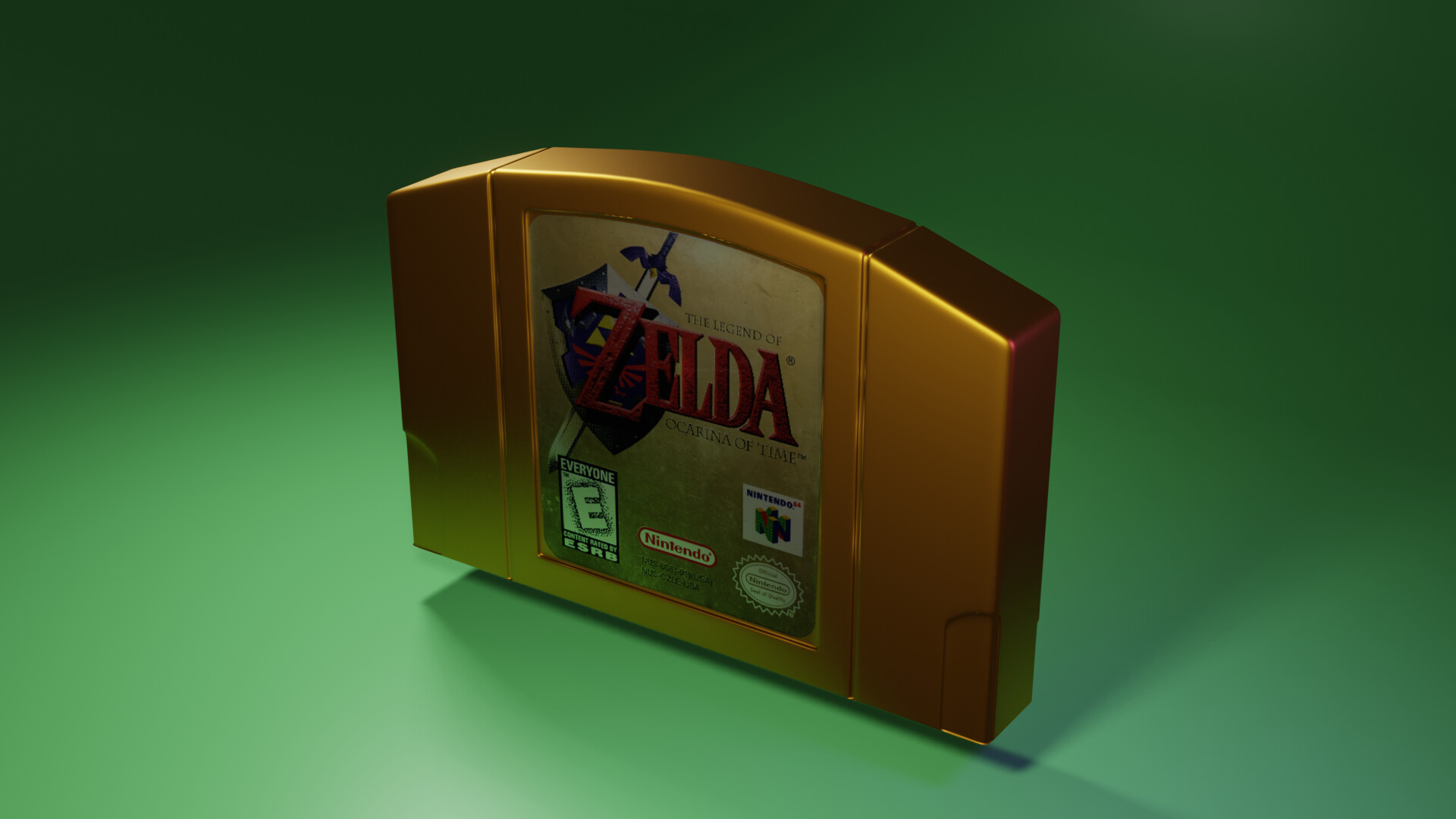 ArtStation N64 Cartridges Ocarina of Time