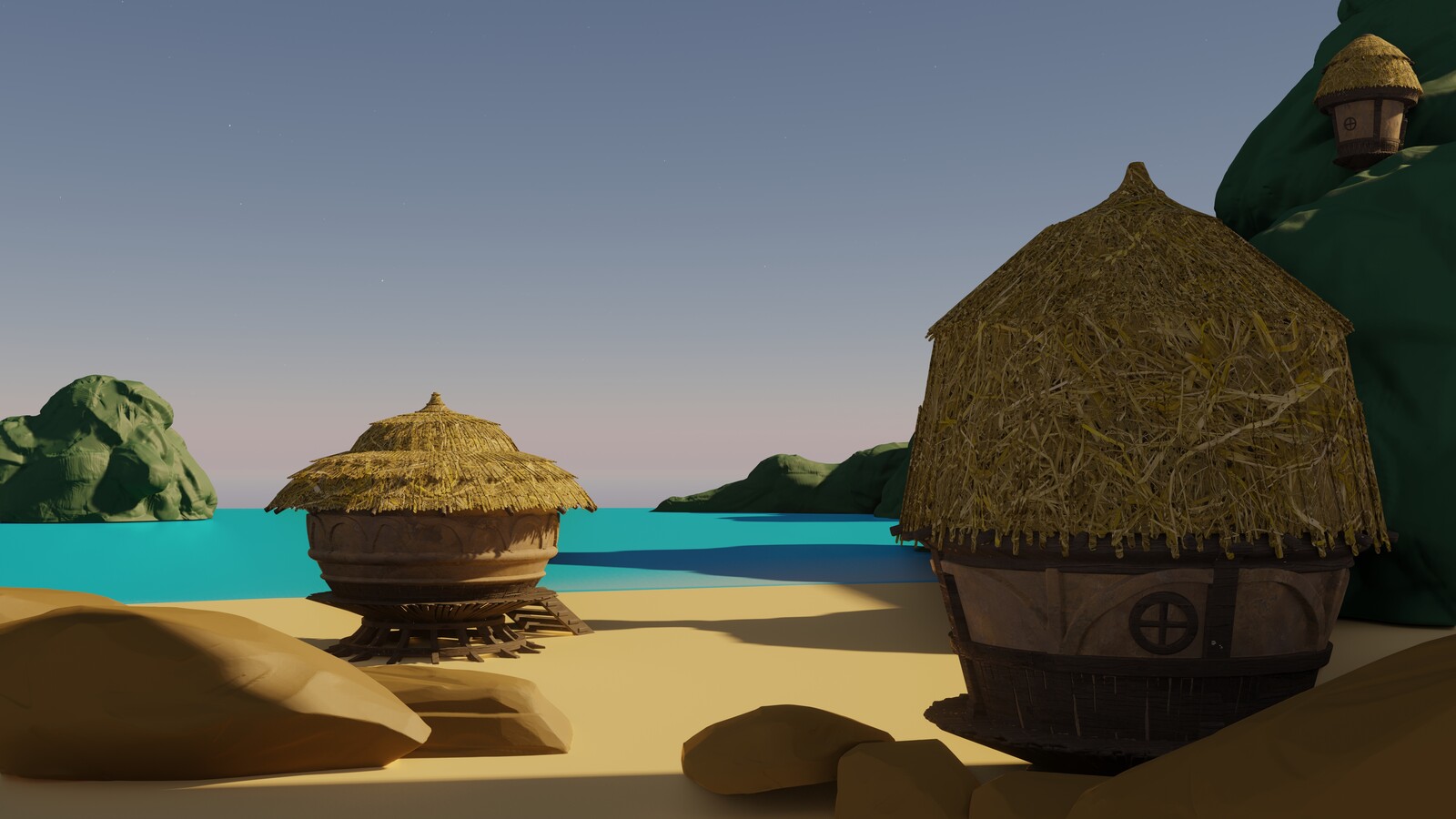 Fast Blockout with Blender