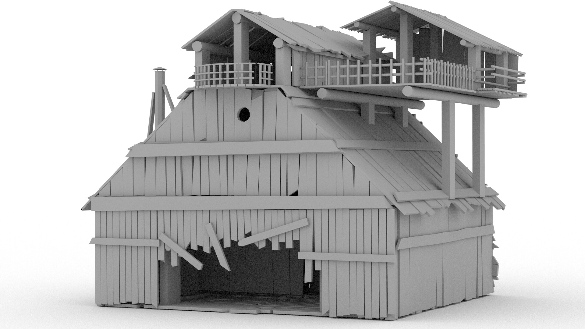 shiva-kumar-dasarla-3d-wooden-house