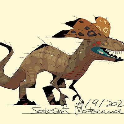 Satoshi matsuura 2022 06 08 dilophosaurus s