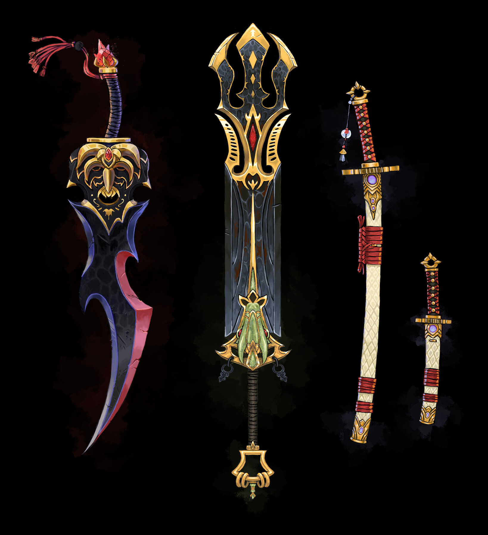 ArtStation The 3 Swords