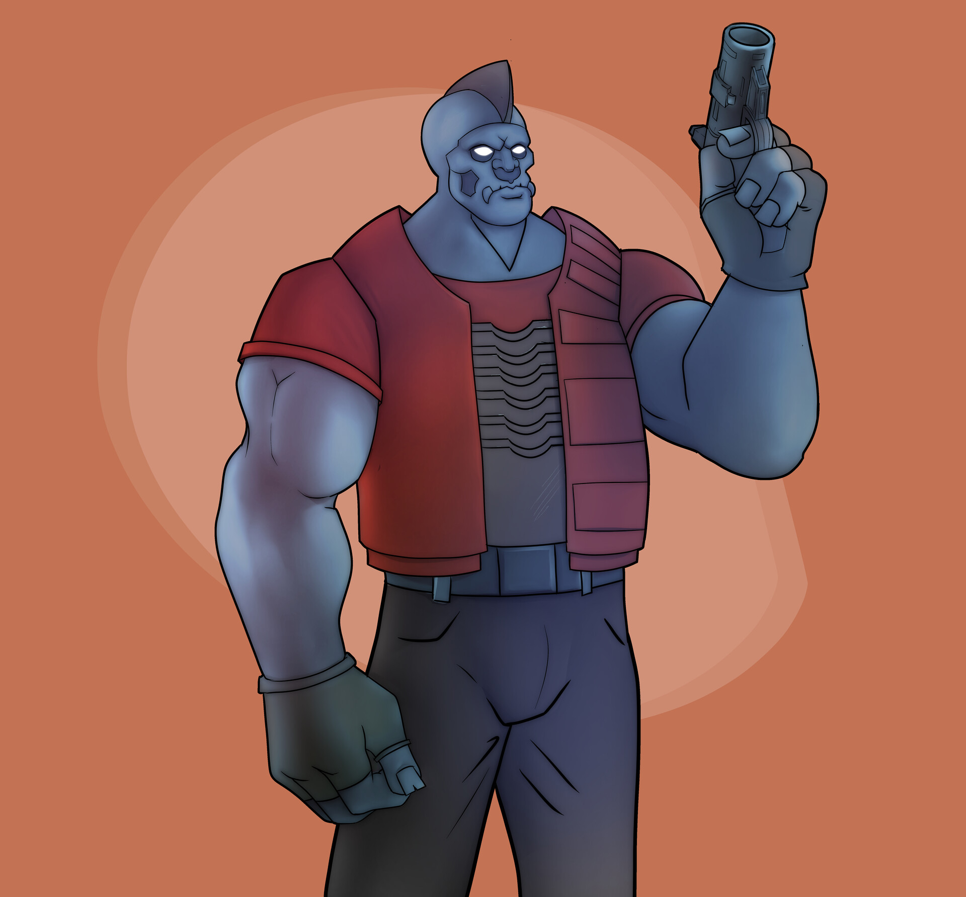 Artstation 2d character color
