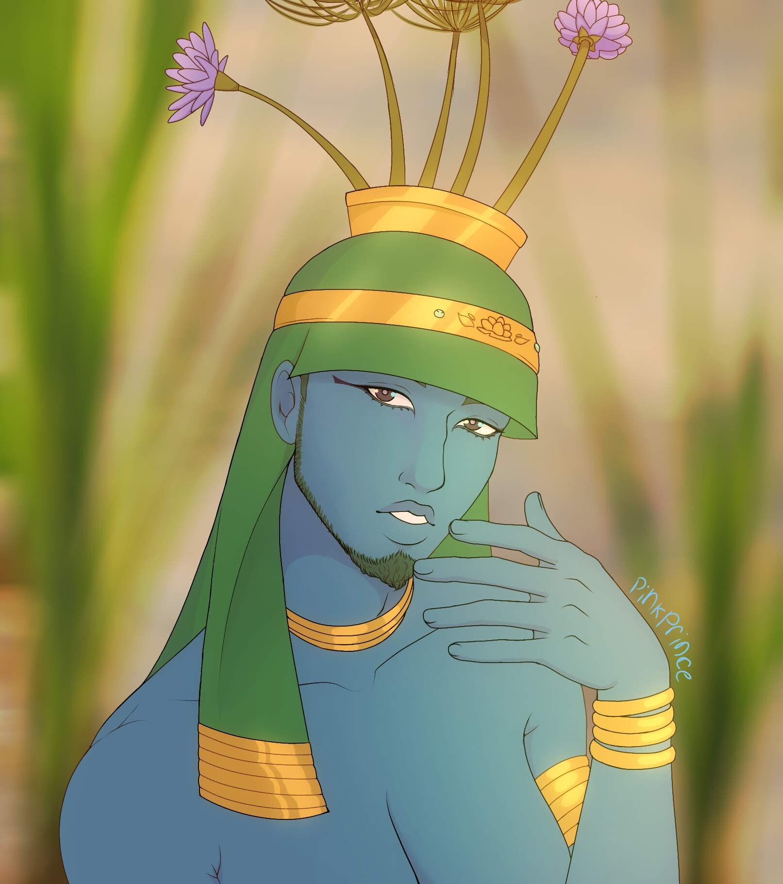 ArtStation Hapi Personification Of The Flooding Nile ArtStation Hapi Personification Of The Flooding Nile