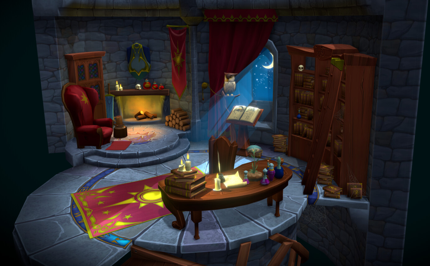 ArtStation - Mage tower.