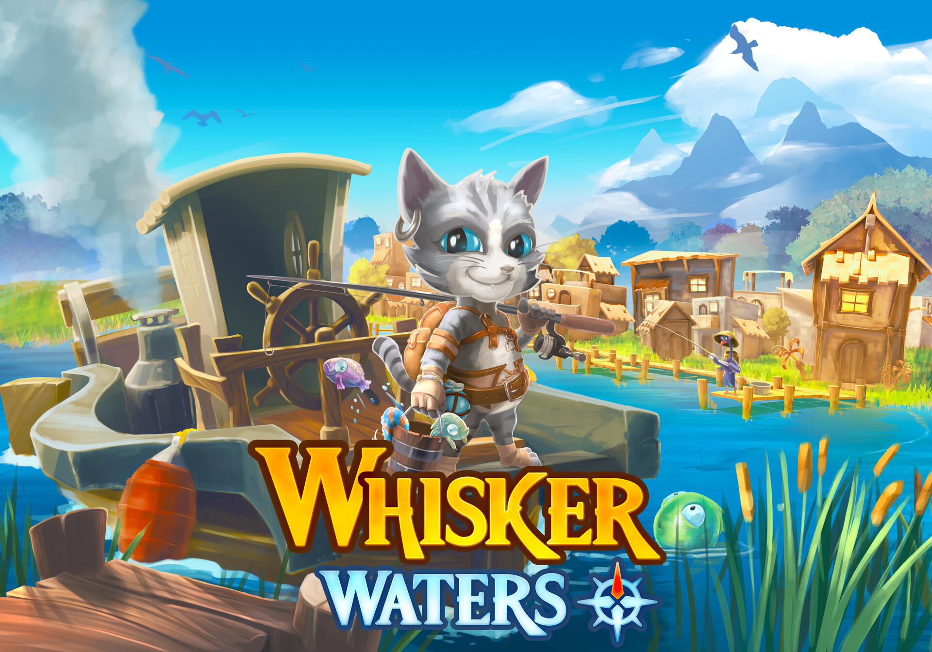 ArtStation Whiskers Waters Key Art & Logo