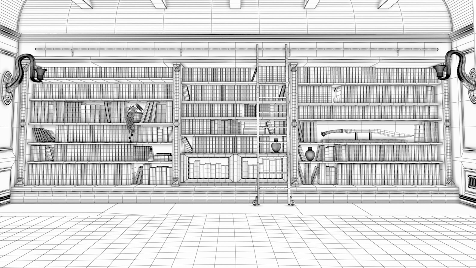 Bookshelf Wireframe