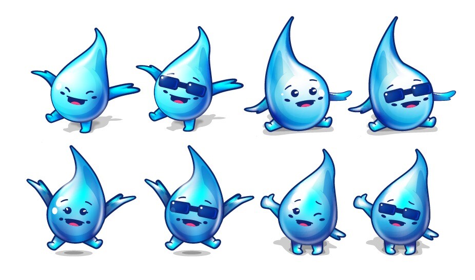 ArtStation - 💧Pokémons de Água 💧