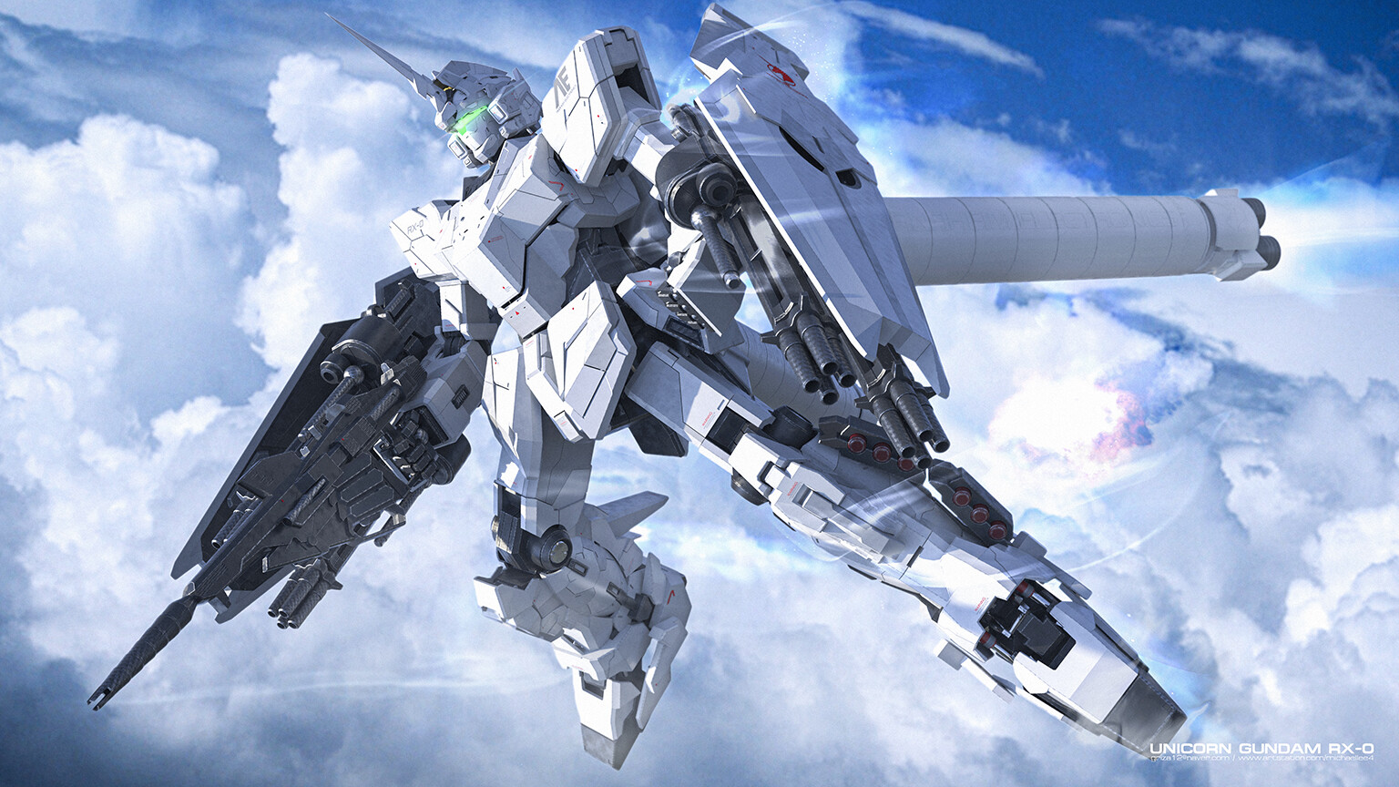 Artstation Unicorn Gundam Rx 0