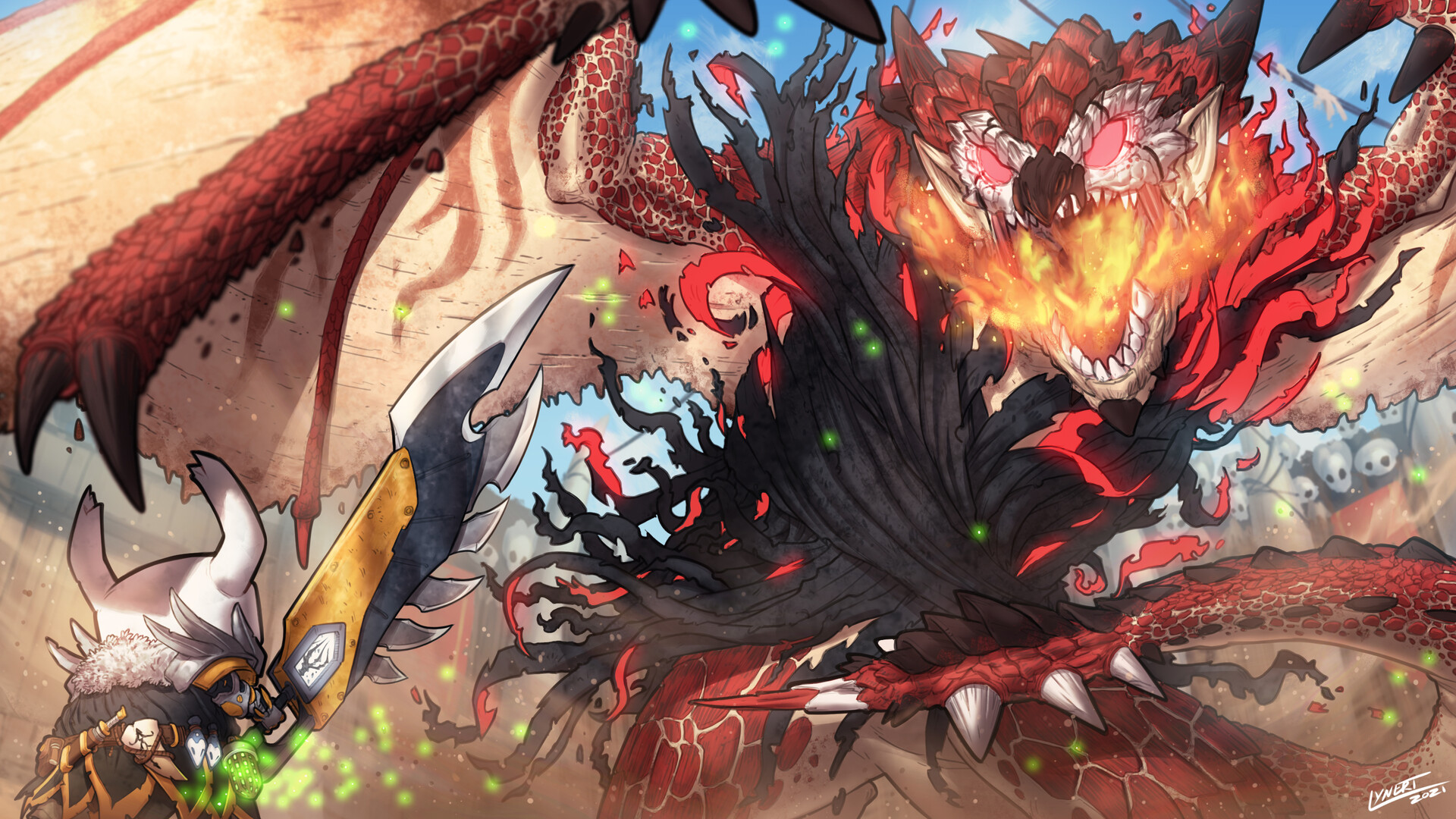 ArtStation - [Commission] Monster Hunter OC