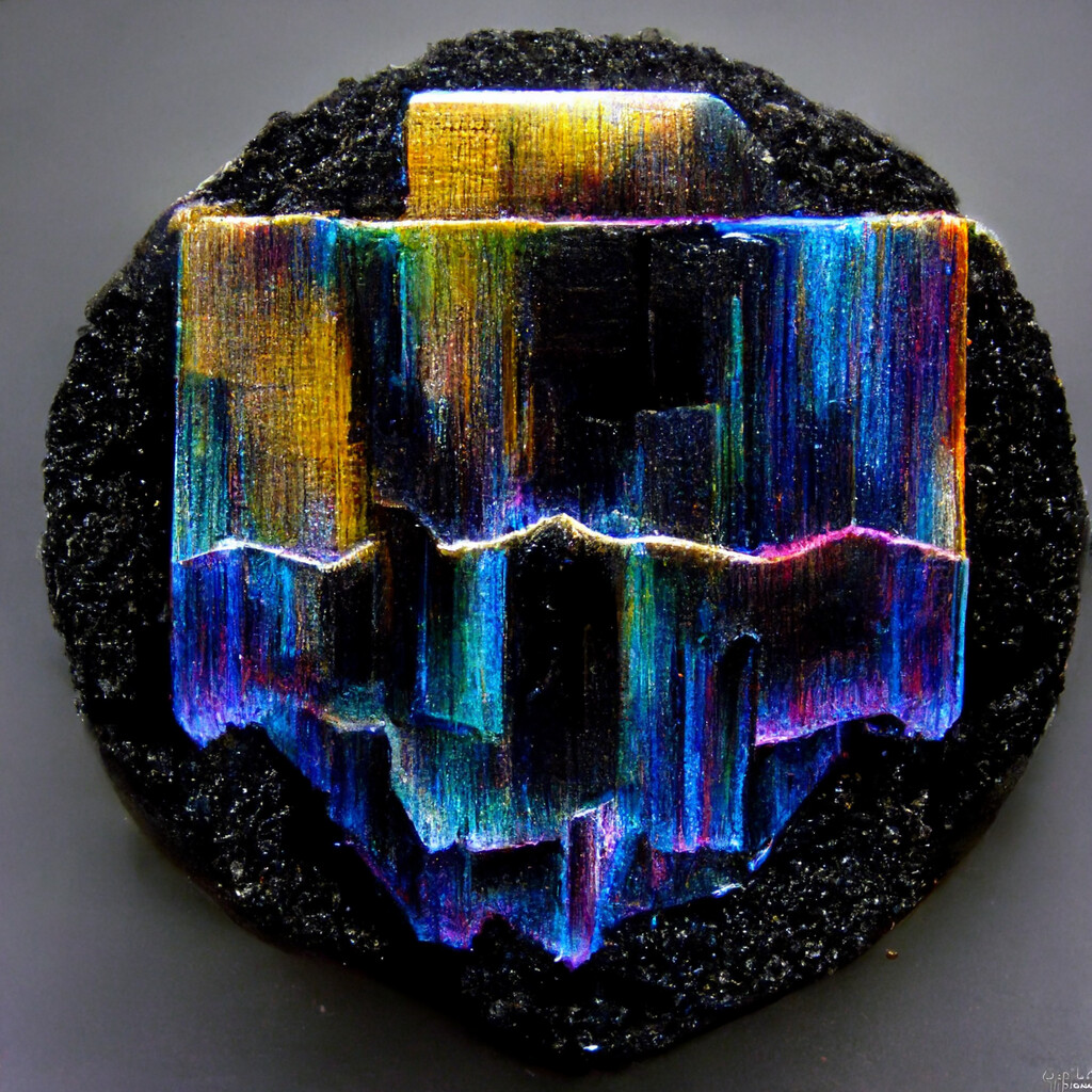 ArtStation Generic bismuth crystal formation