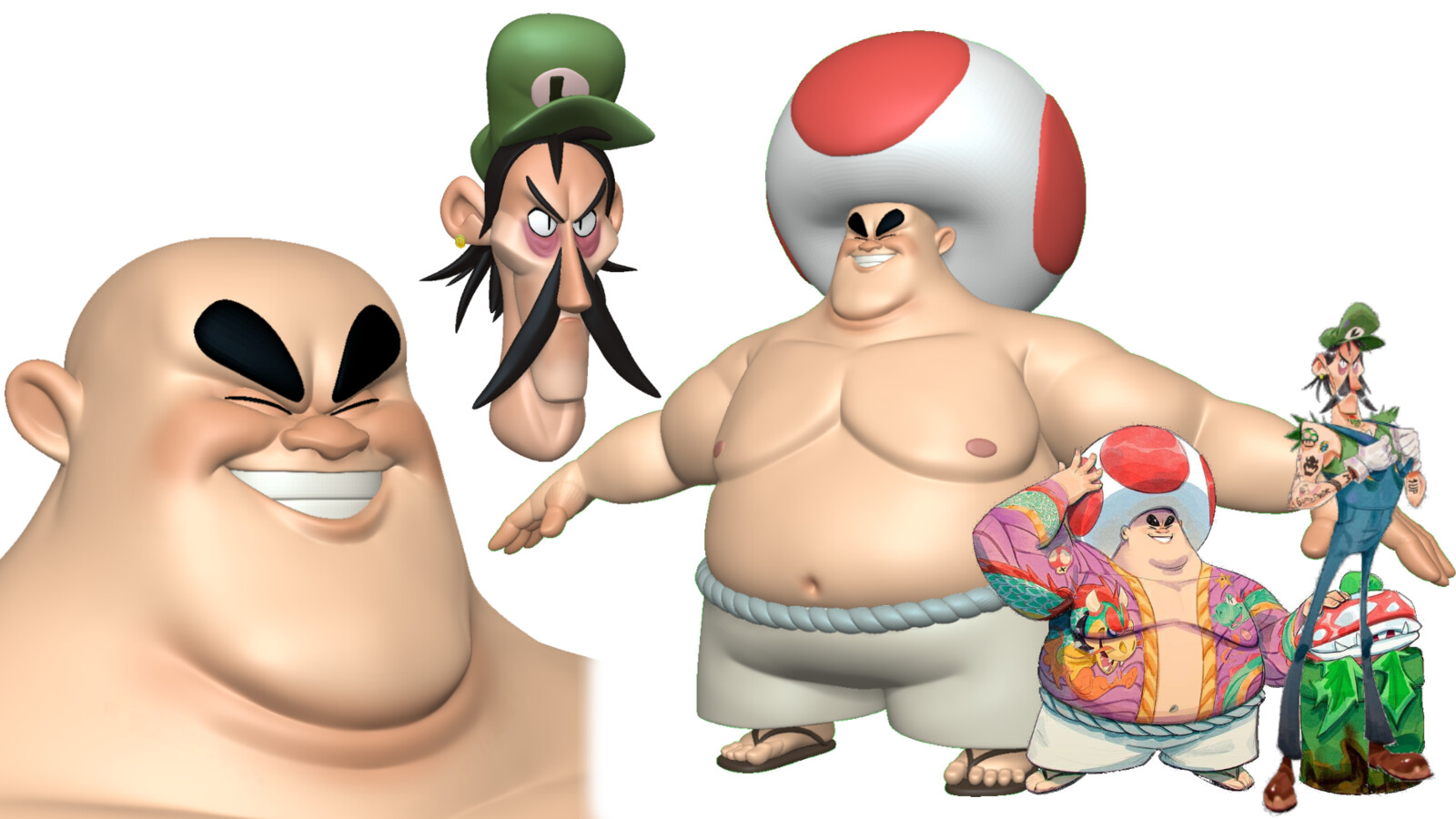 Super Mario Bad-Ass (2021) Original Concepts by Alex Jensen
