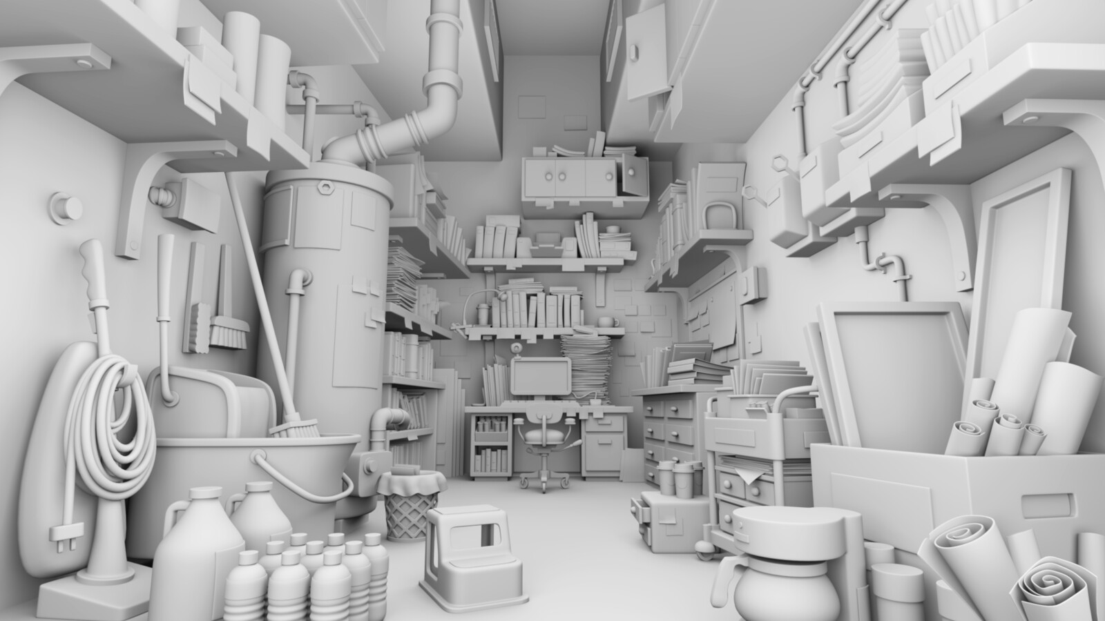 My model (Ambient Occlusion)