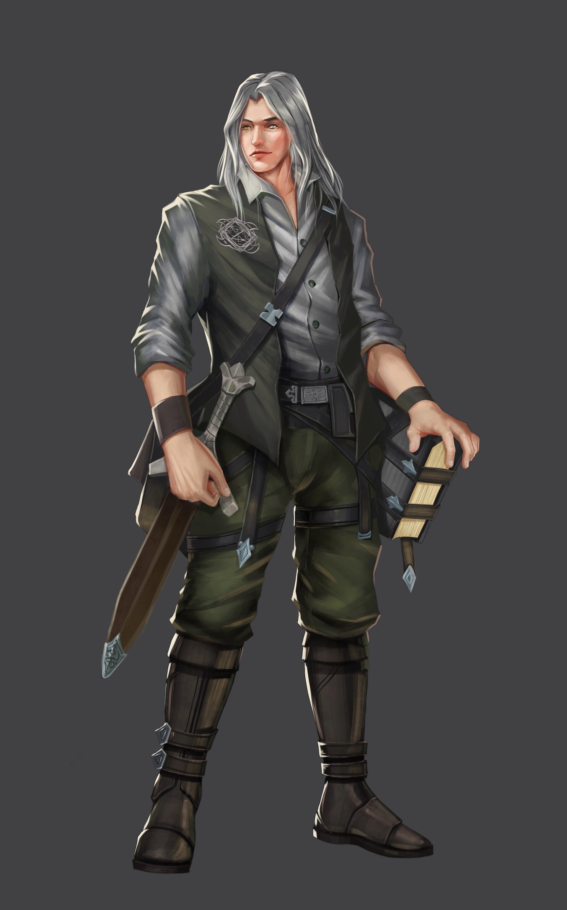 ArtStation Kalashtar Necromancer