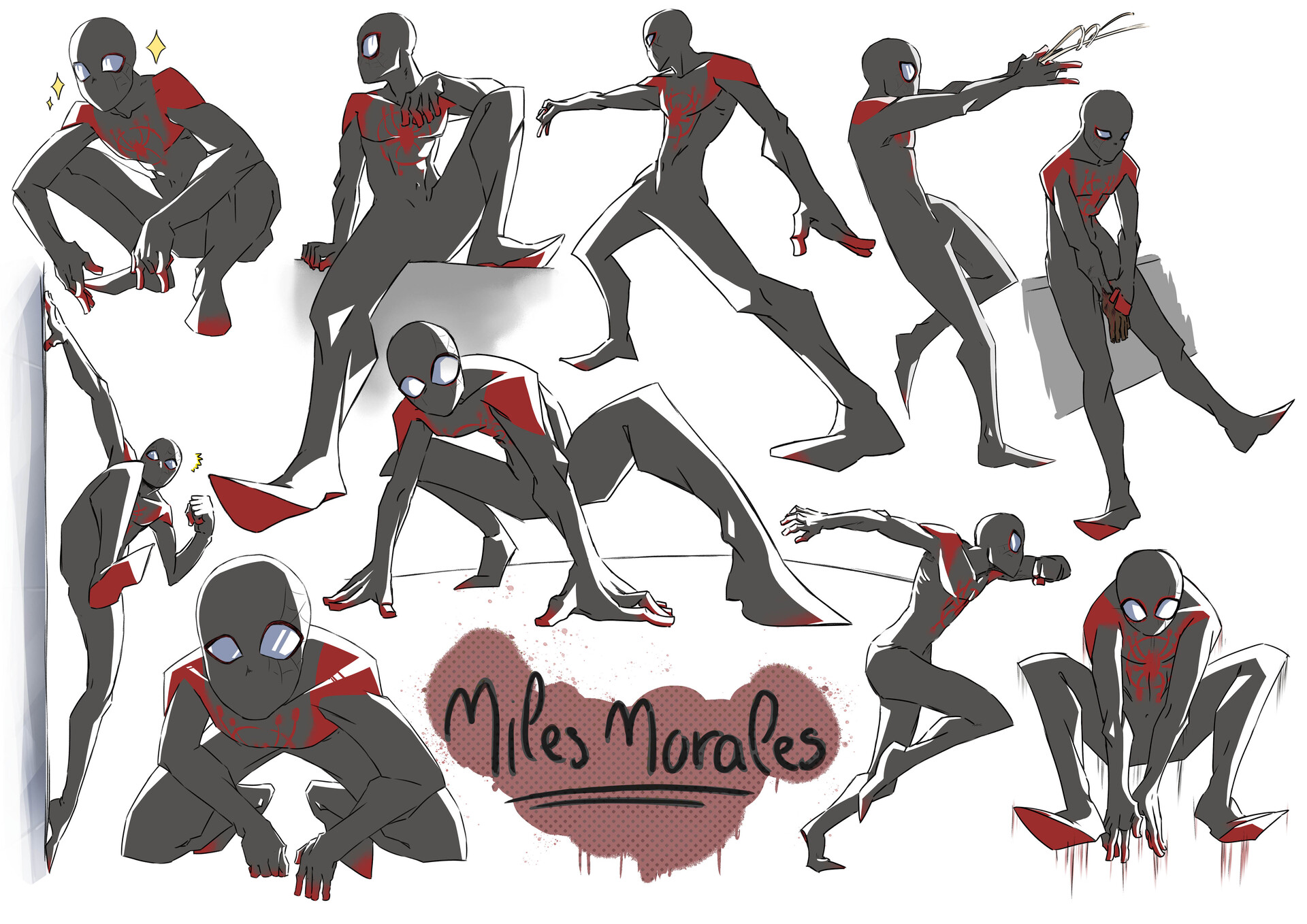 ArtStation miles morales character study