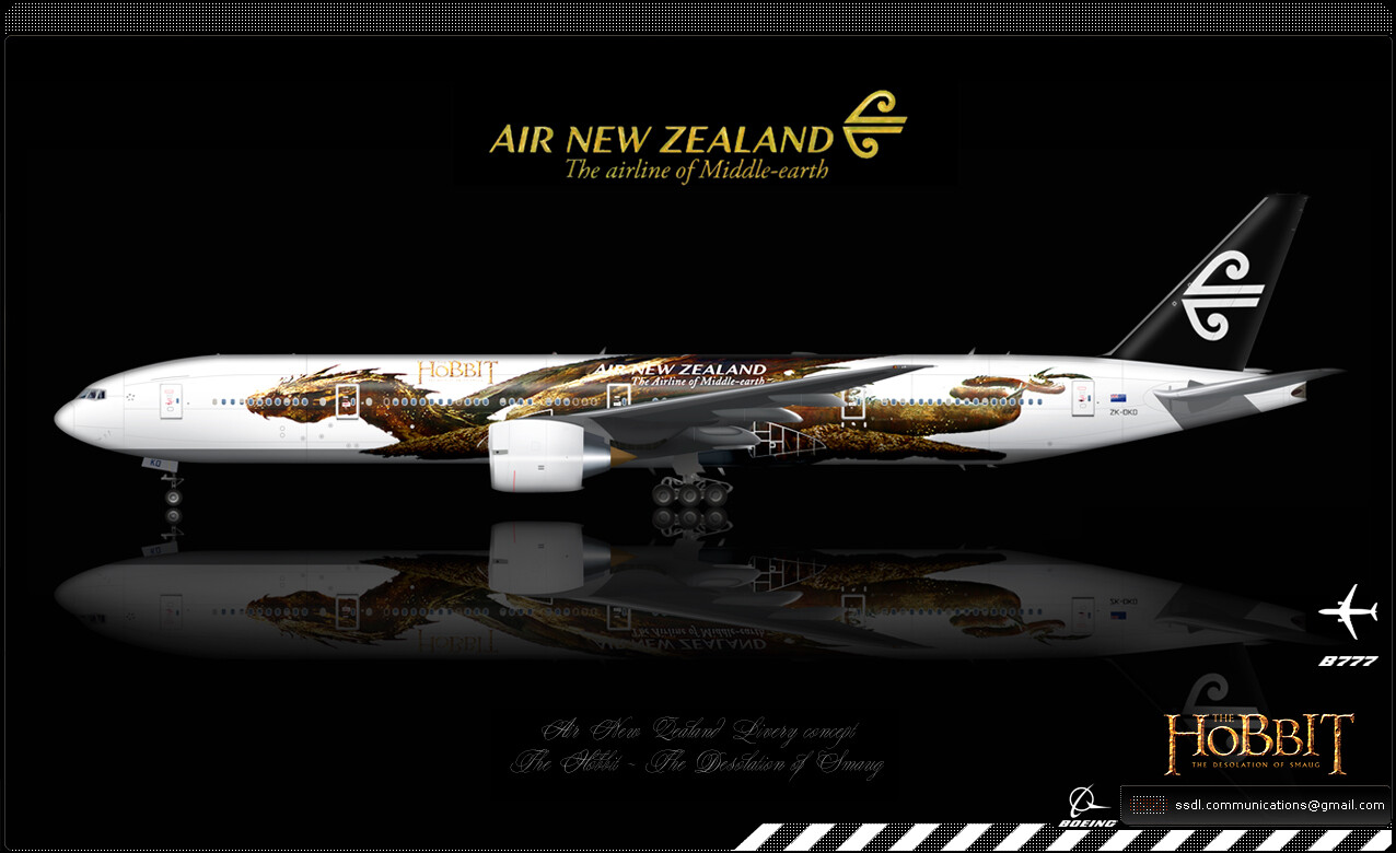ArtStation Air New Zealand Livery concept
