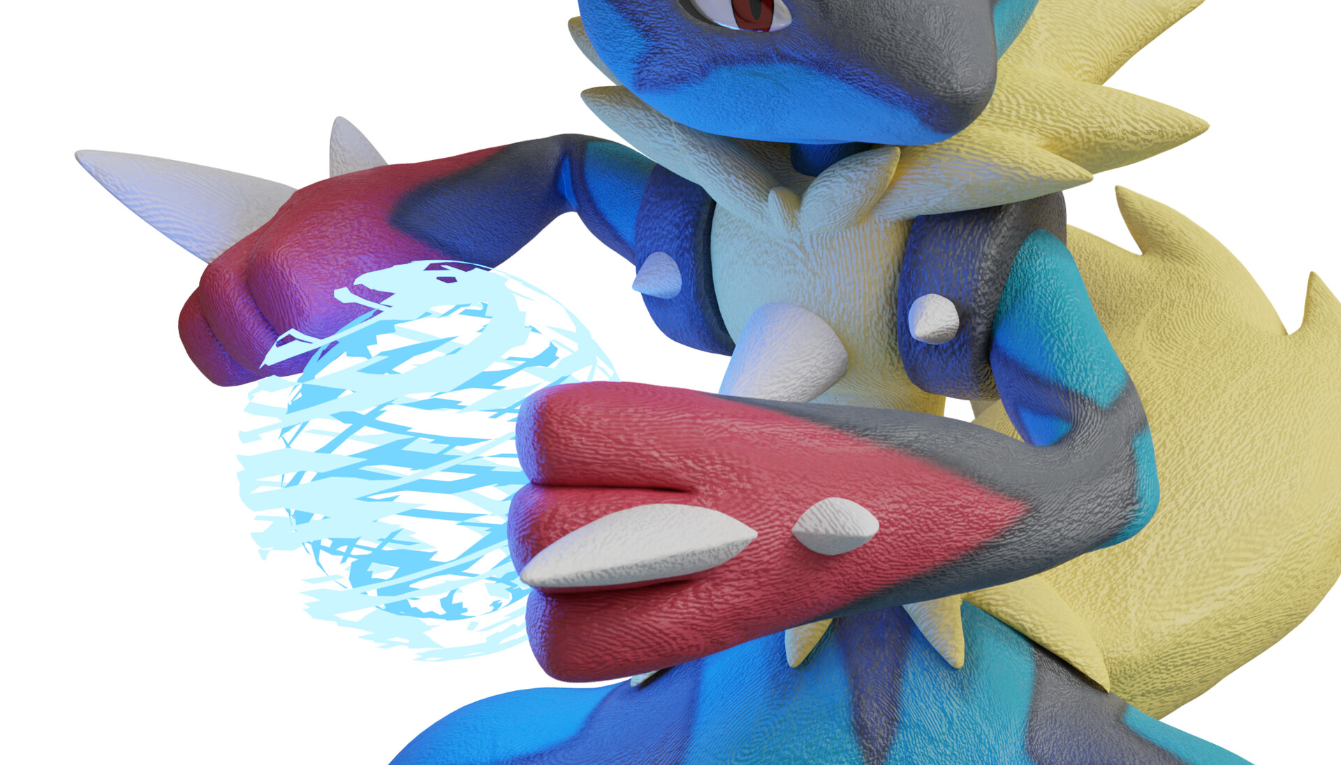 ArtStation - Pokemon : Mega Lucario