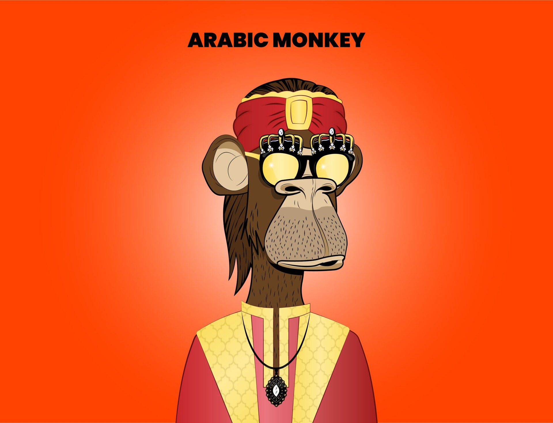 ArtStation Arabic Monkey Ape NFT