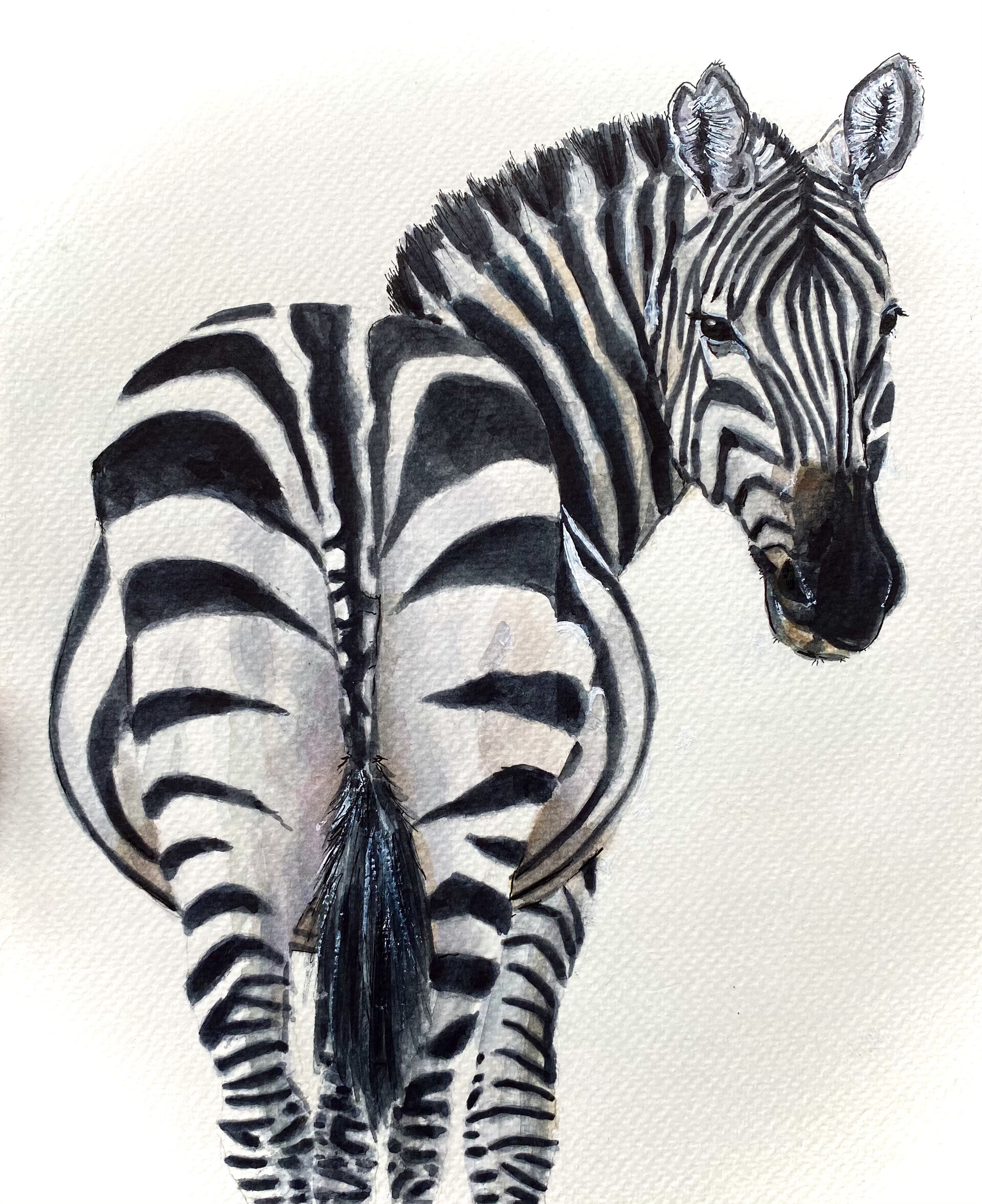 ArtStation Zebra painting