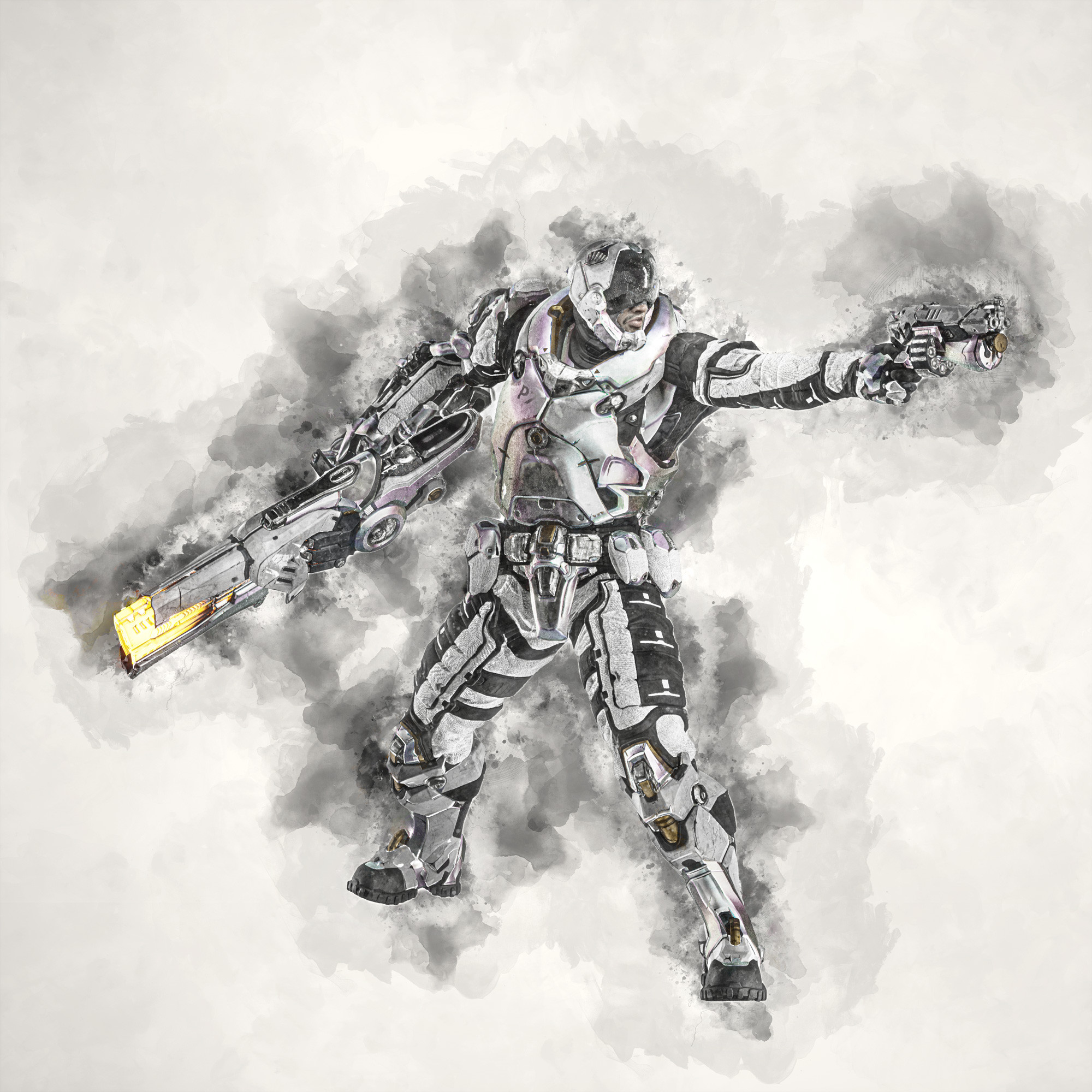 Painterly Photoshop Version.