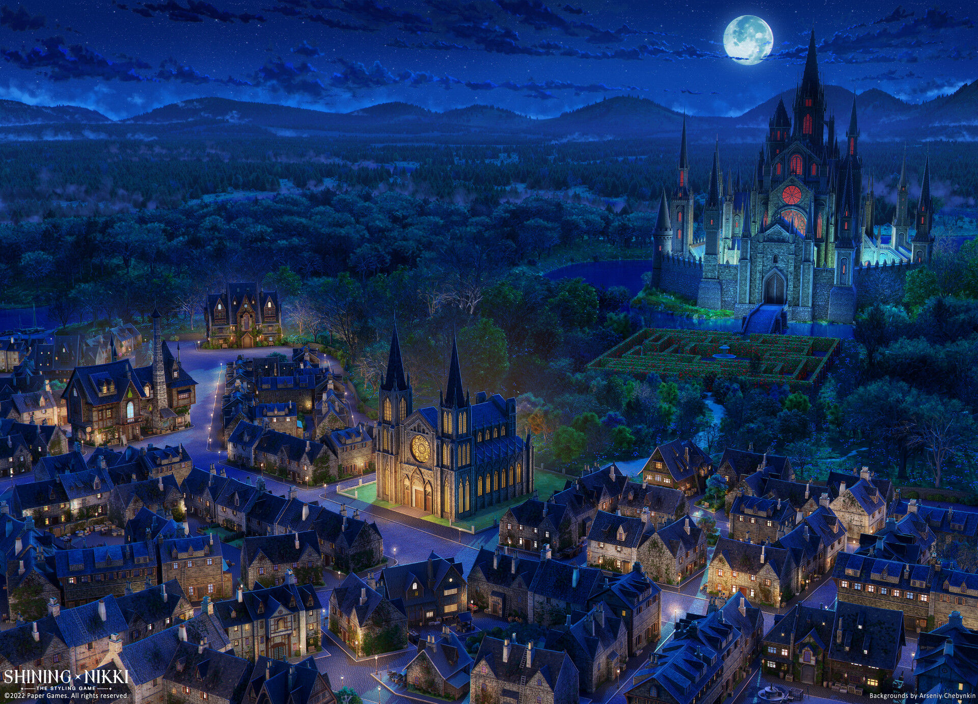 ArtStation - Gothic map [Shining Nikki]