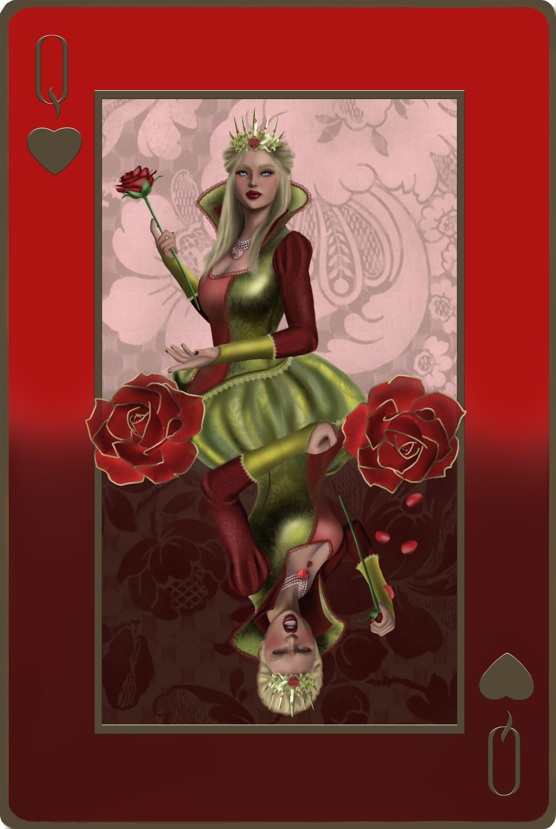 ArtStation The Queen of Hearts Card