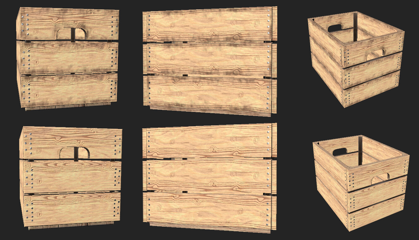 ArtStation Wooden crate