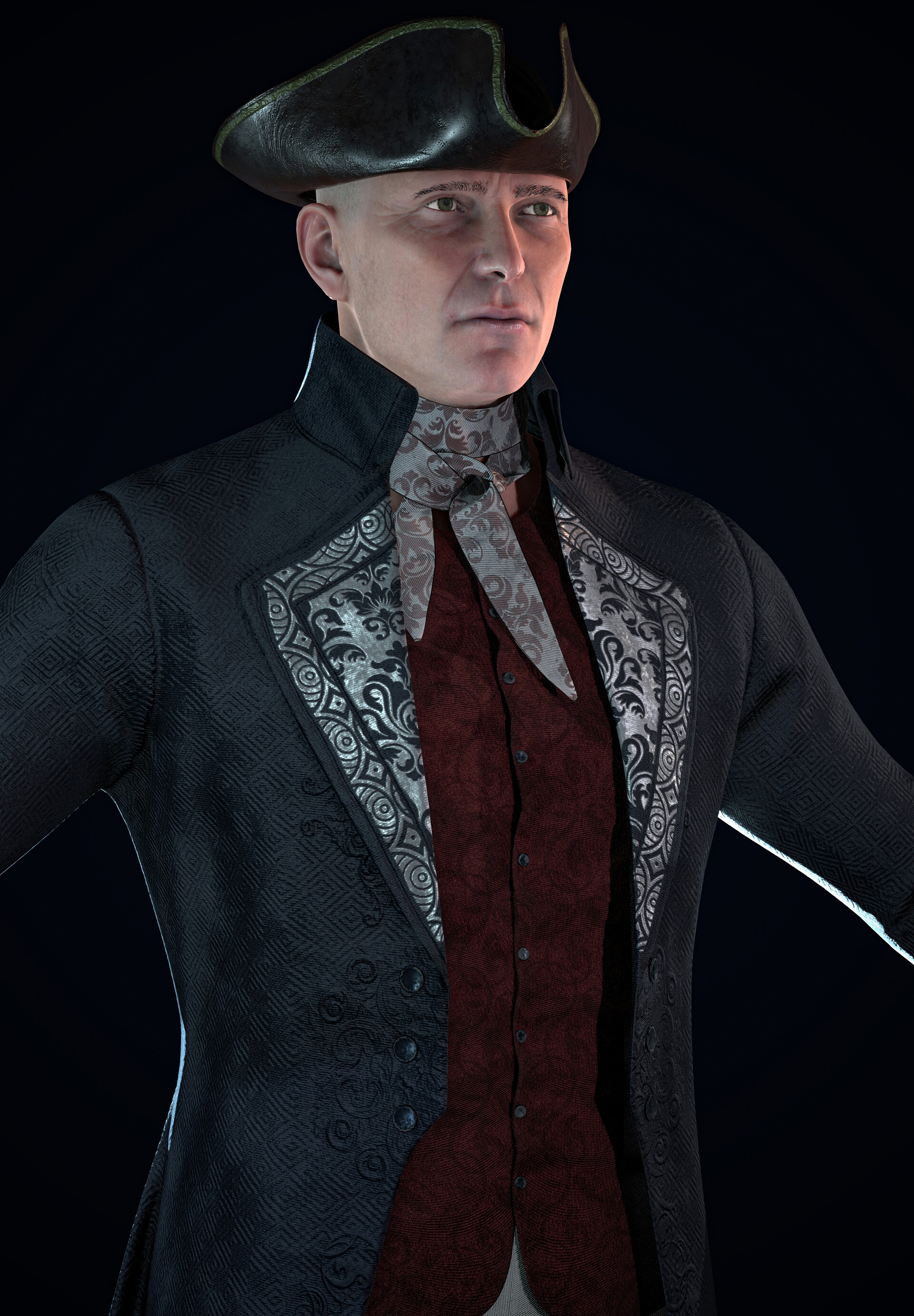 Artstation French Citizen Game Ready