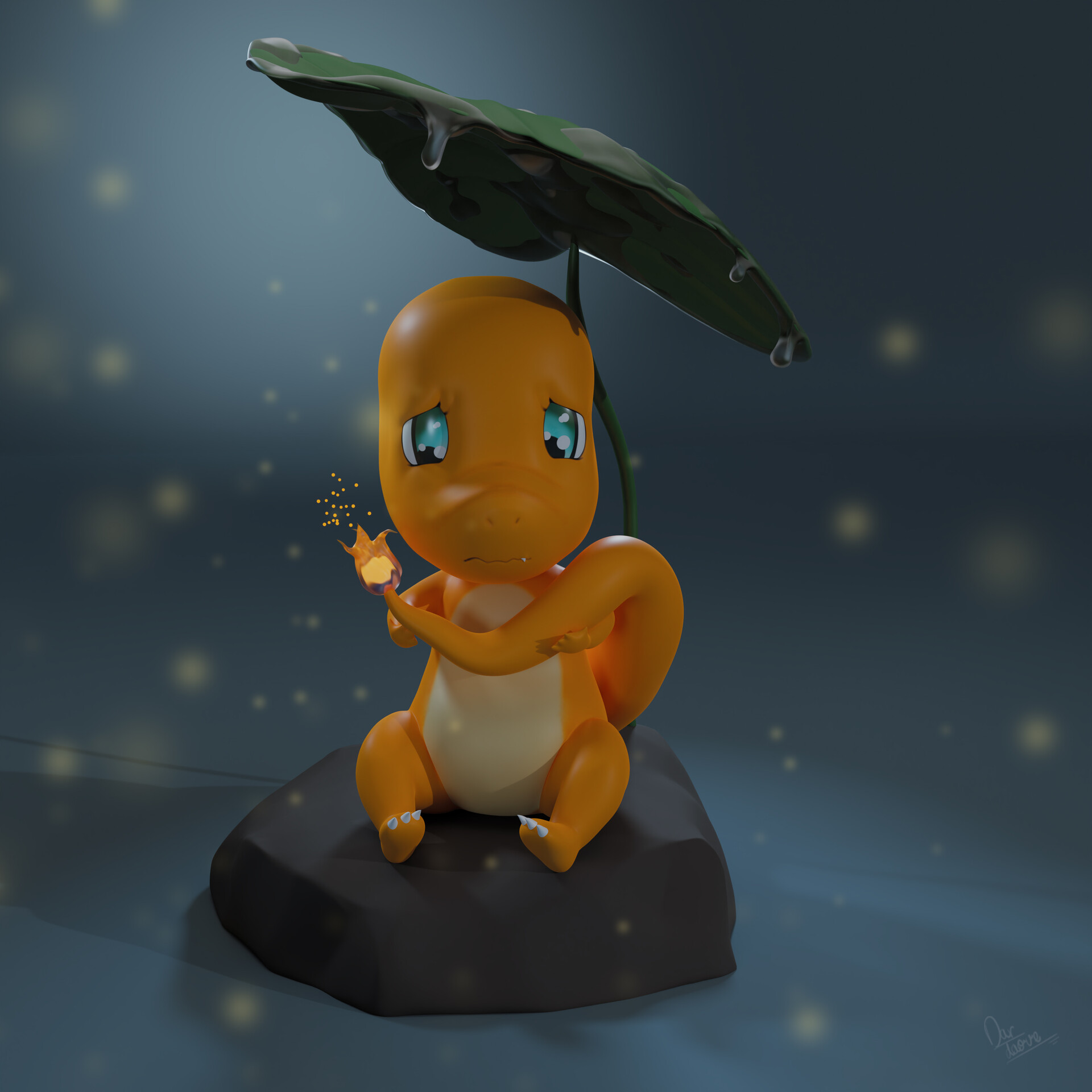 ArtStation - Pokemon Charmander - Sculpt