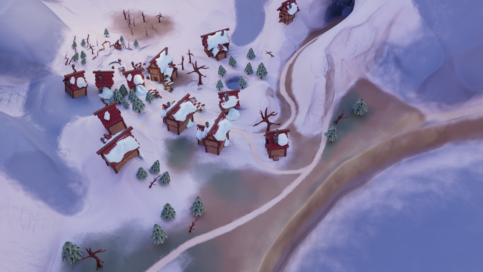 A diagonal overhead shot.