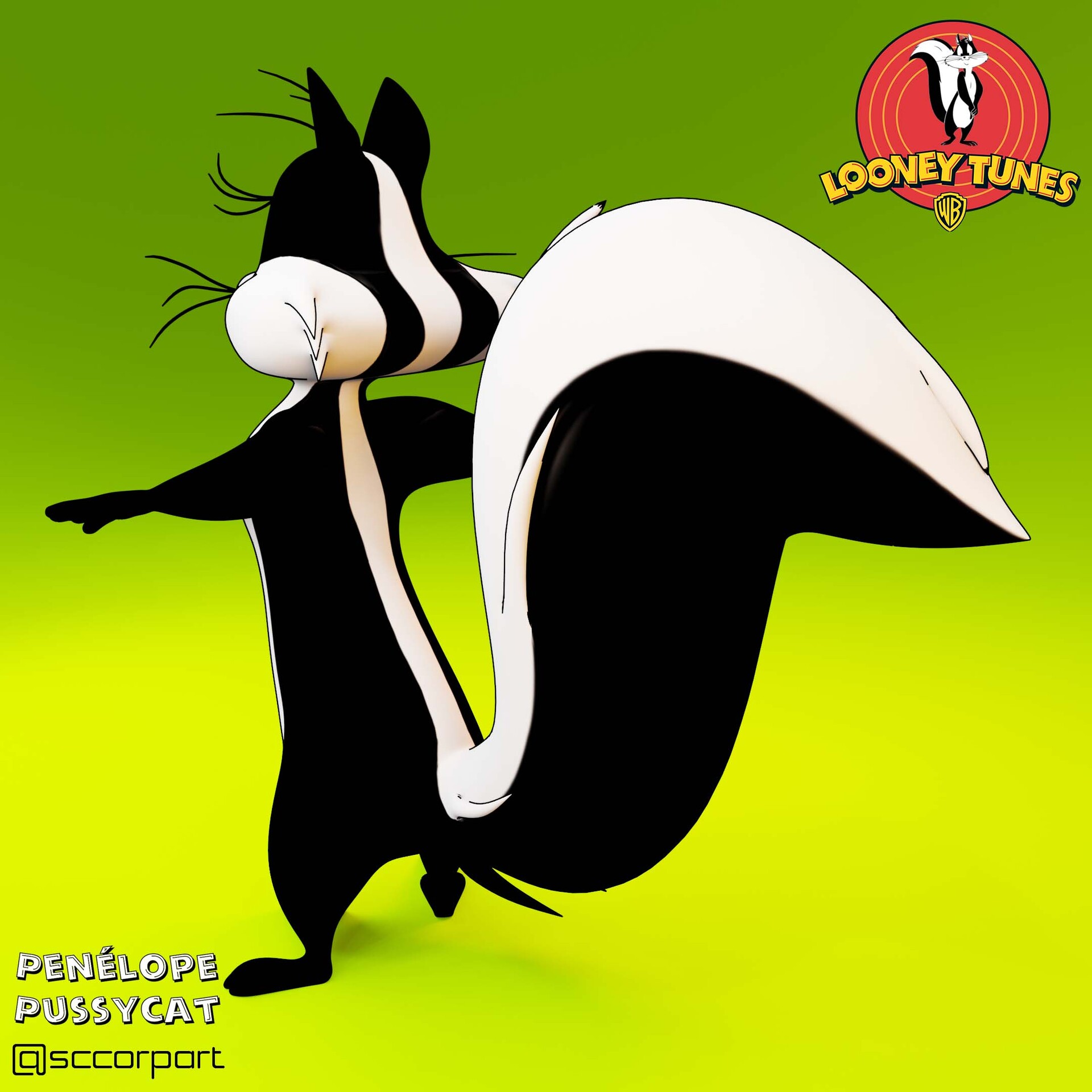 Juan Sebastián Medina - Penélope Pussycat - Looney Tunes