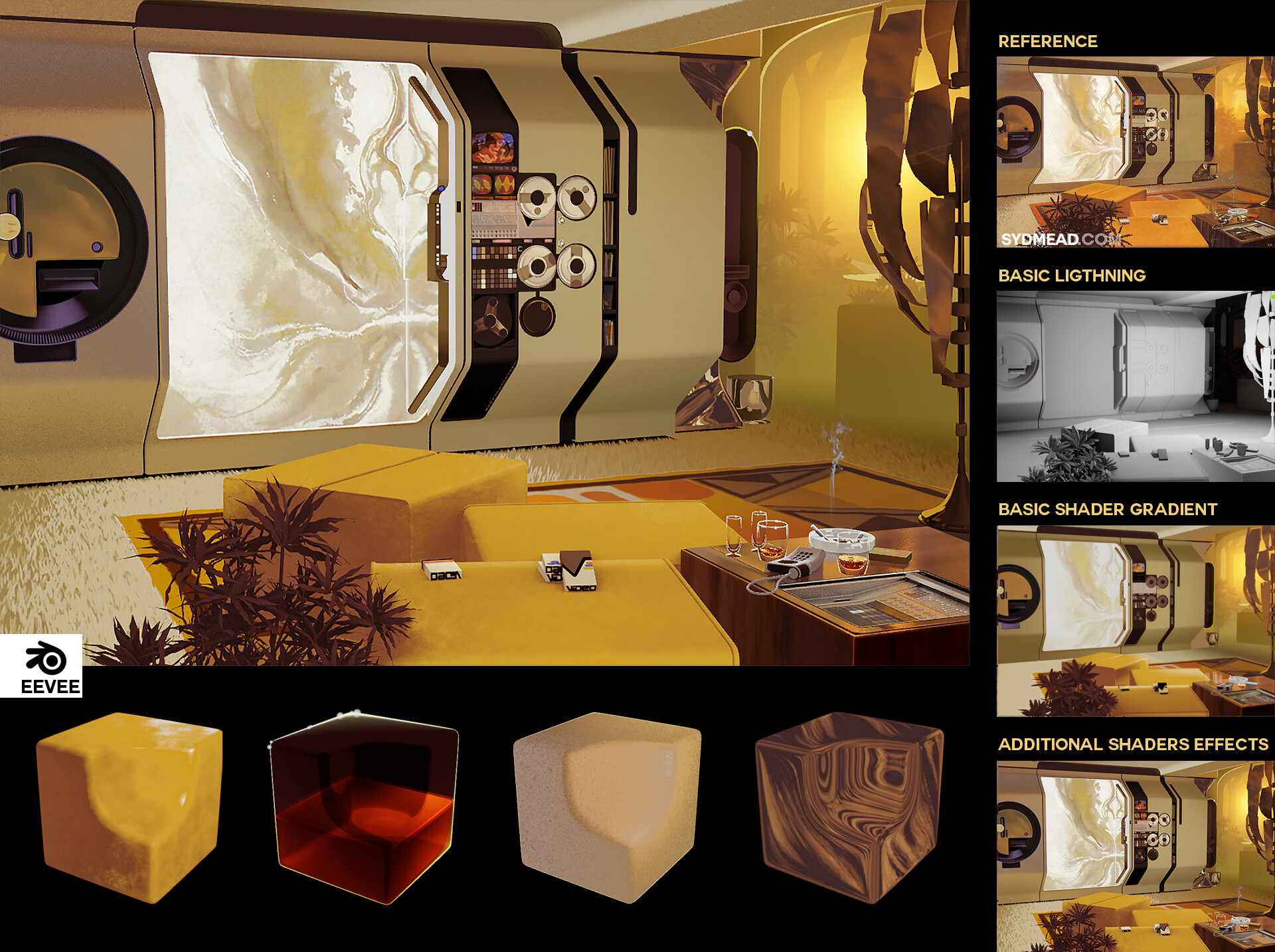 ArtStation Syd Mead apartment