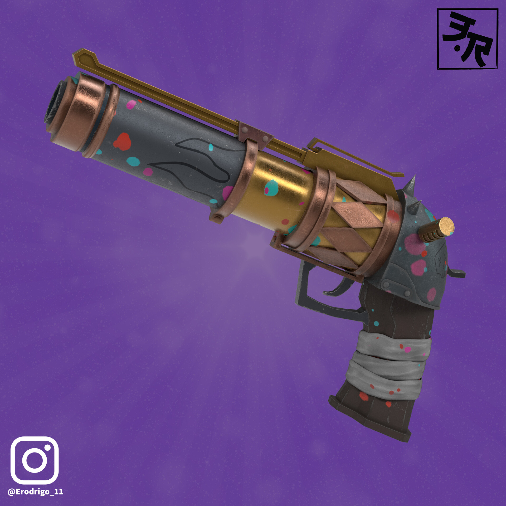 ArtStation - Jinx - Arcane Pistol