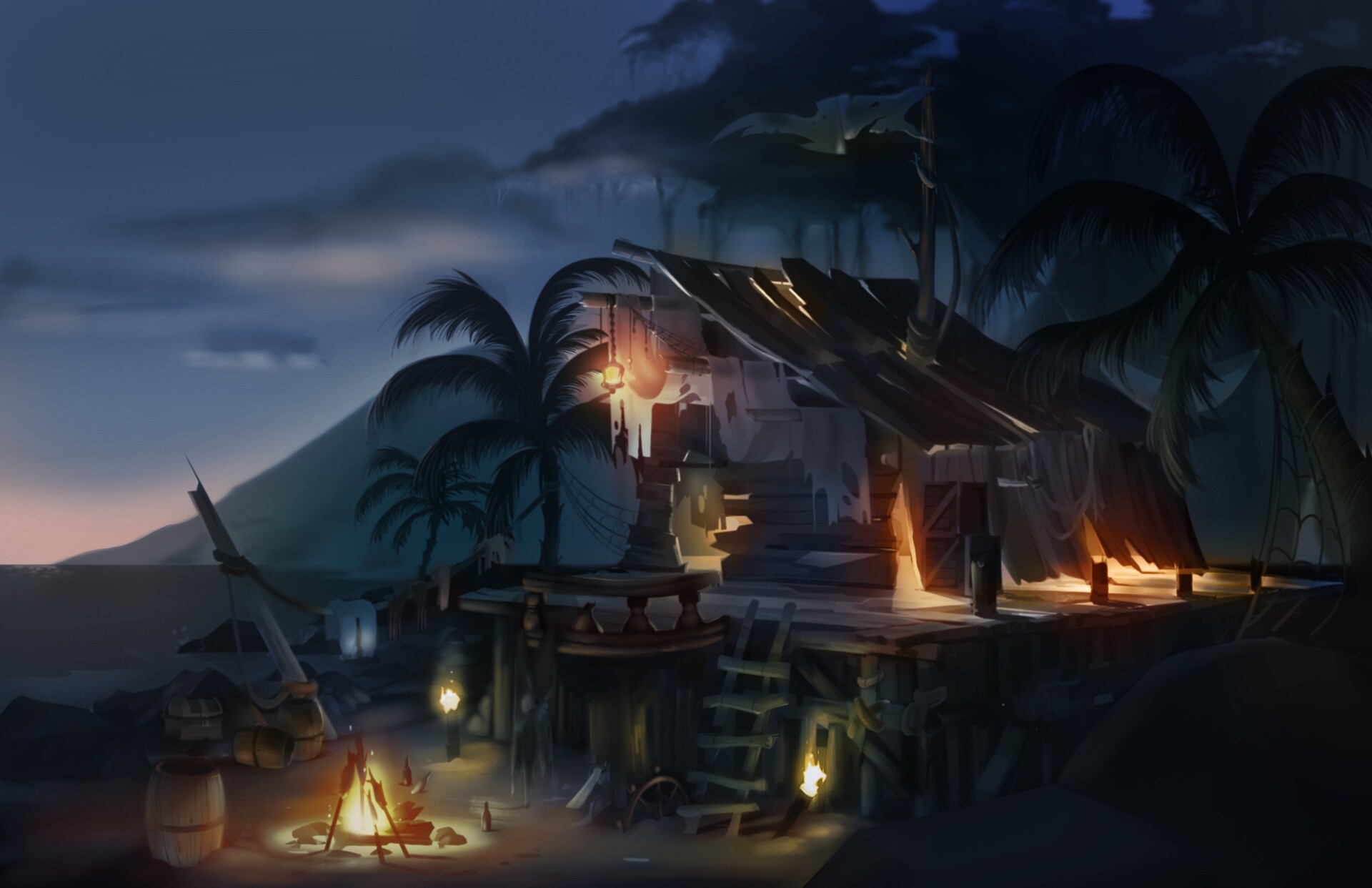 ArtStation BlackBeard #39 s Hideout
