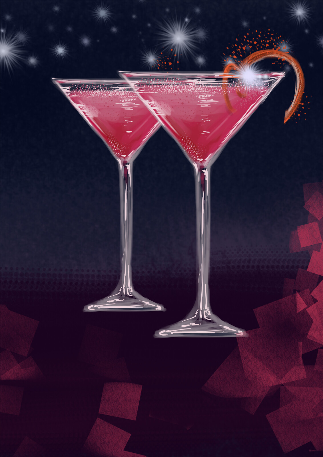 Cocktail Poster - Cosmopolitan