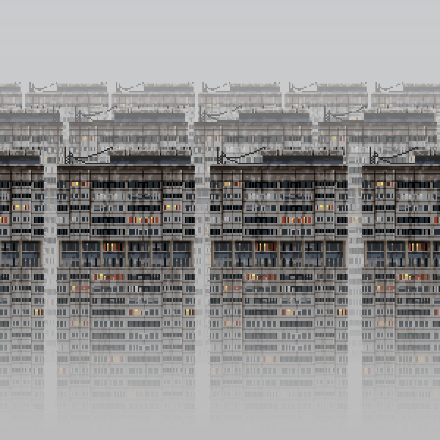 ArtStation - Pixel Art - Buildings
