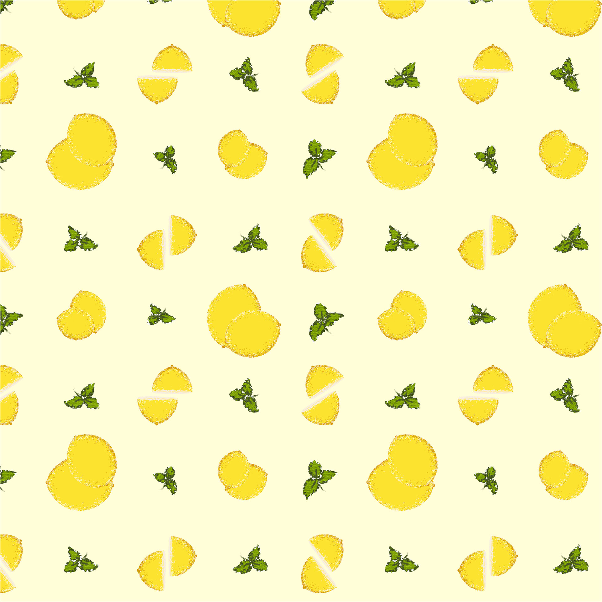 ArtStation - Lemon pattern print