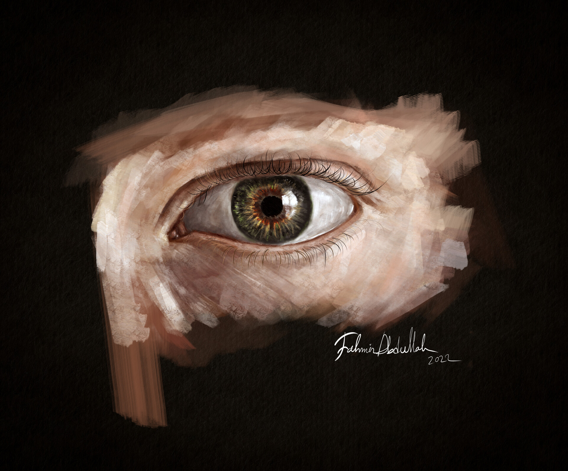 ArtStation An Eye Oil painting in