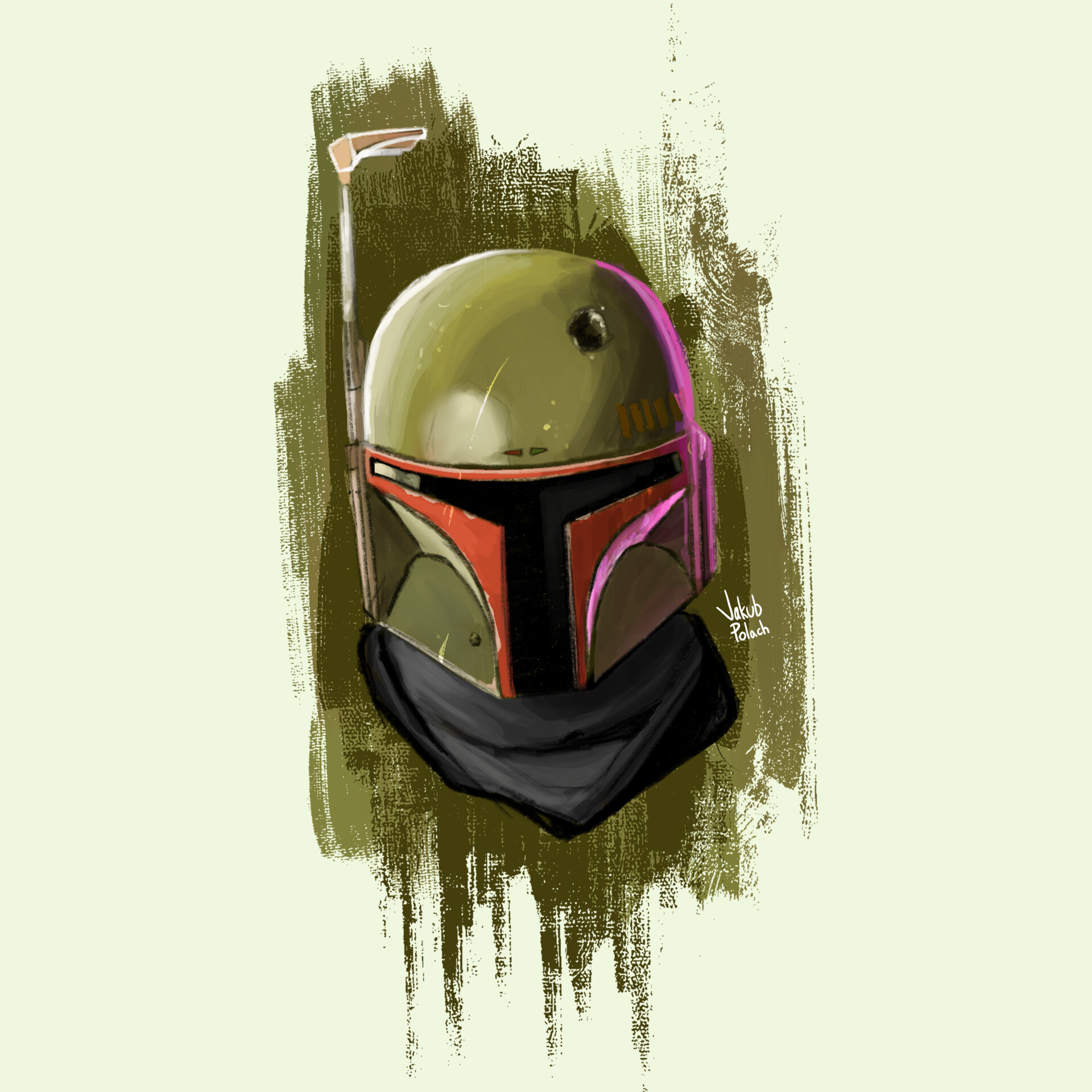 ArtStation - BOBA FETT SKETCH, image size:1920x1920