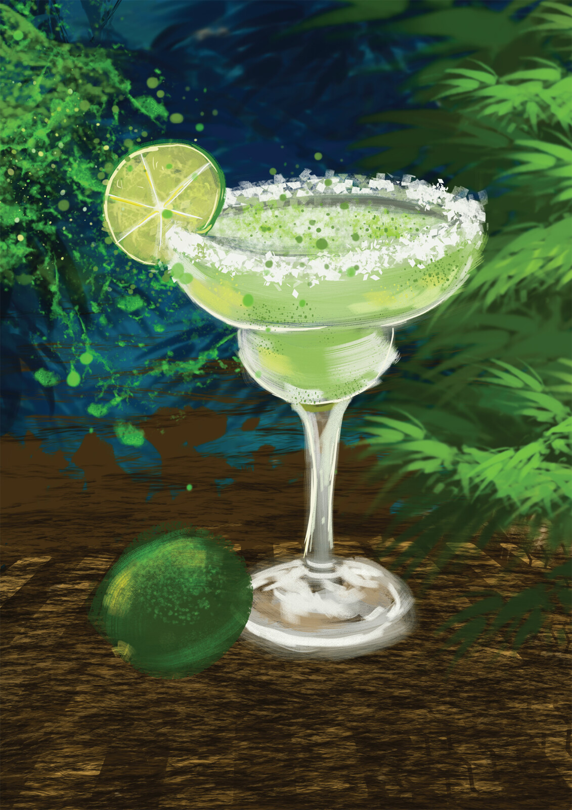 Cocktail Poster - Margarita
