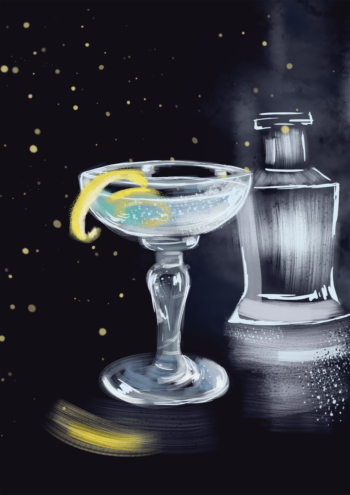 Cocktail Poster - Vesper