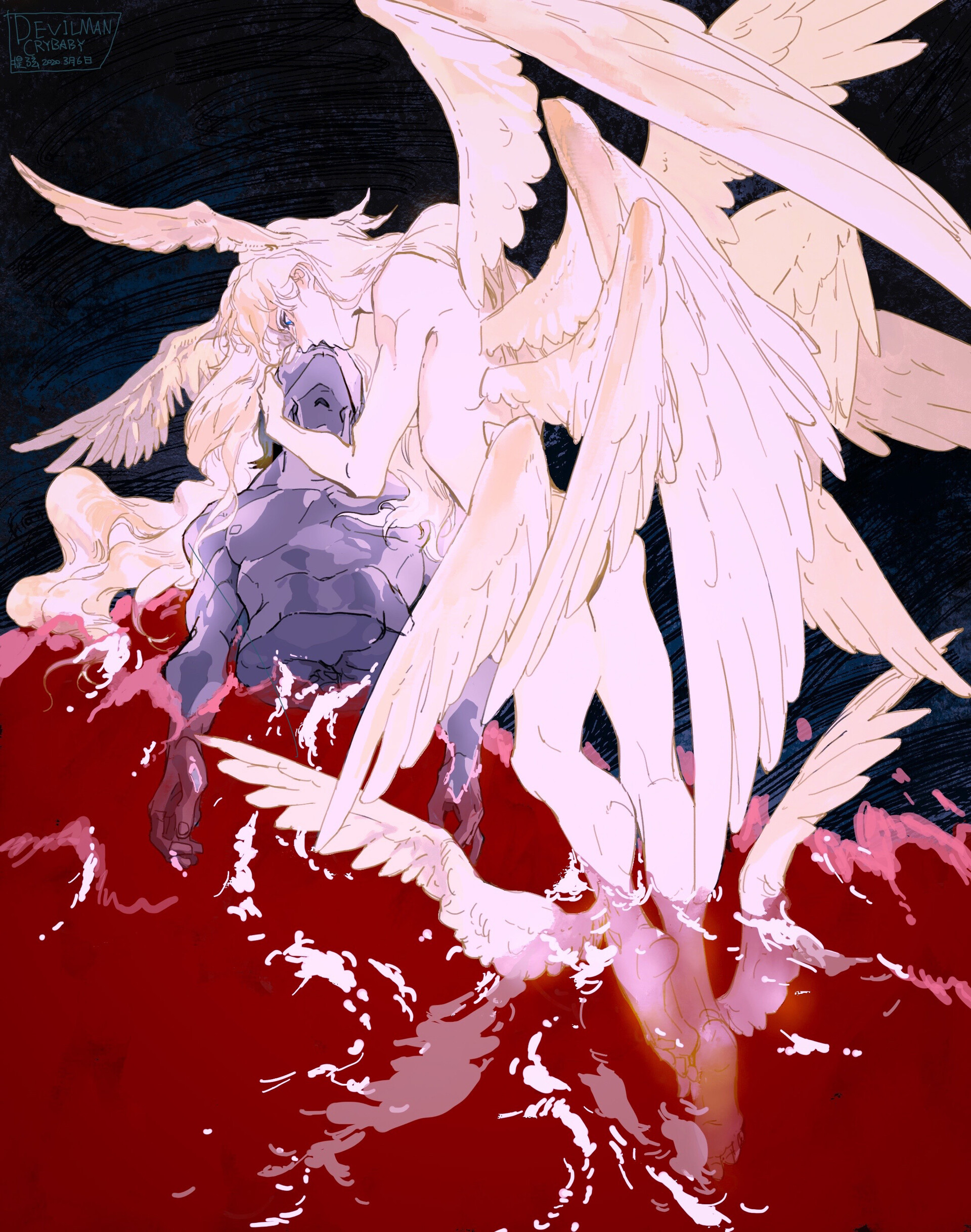 ArtStation Devilman Crybaby ｜ Ryo&Akira