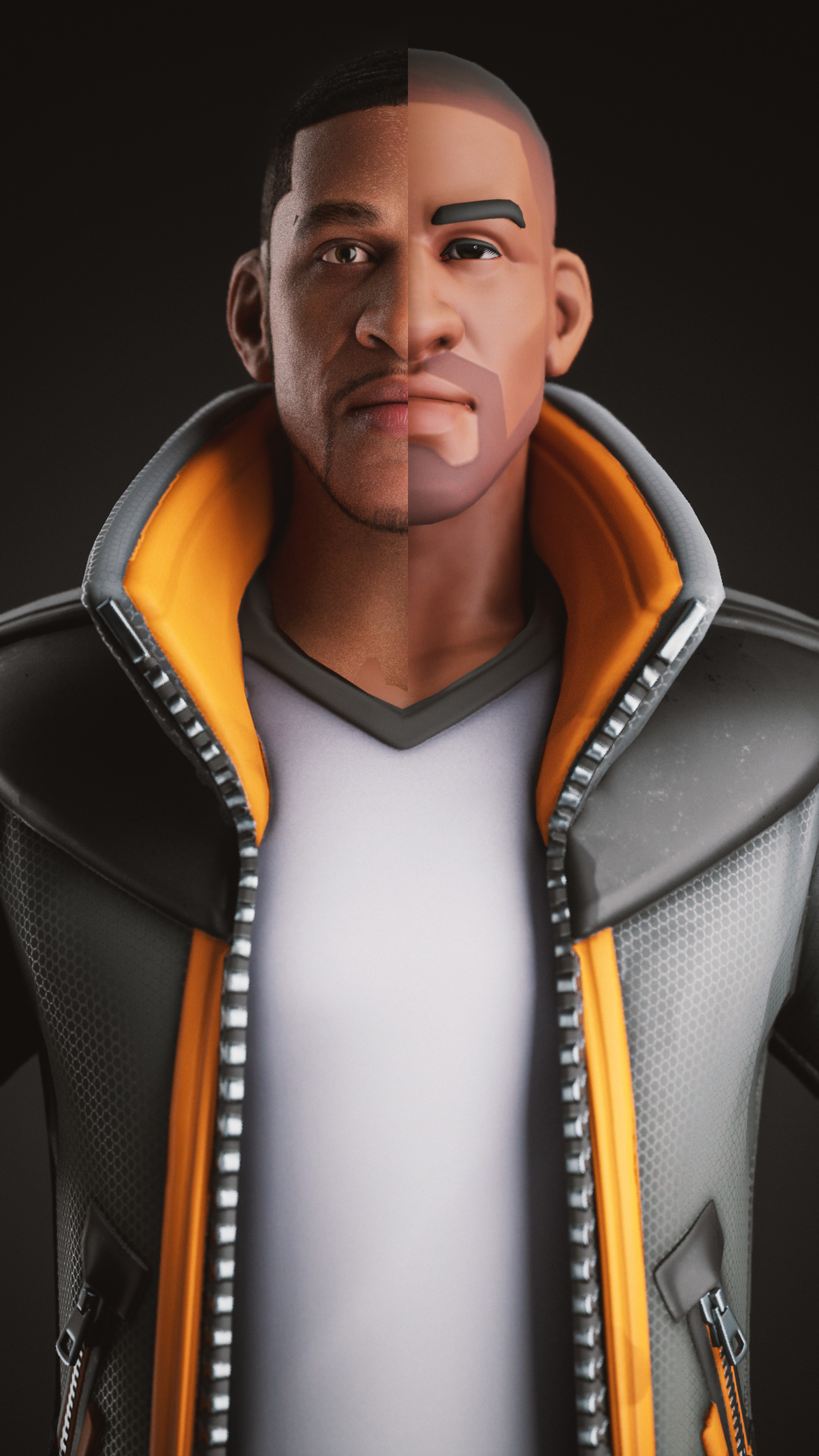 Blend of Original mesh and Metahuman Mesh