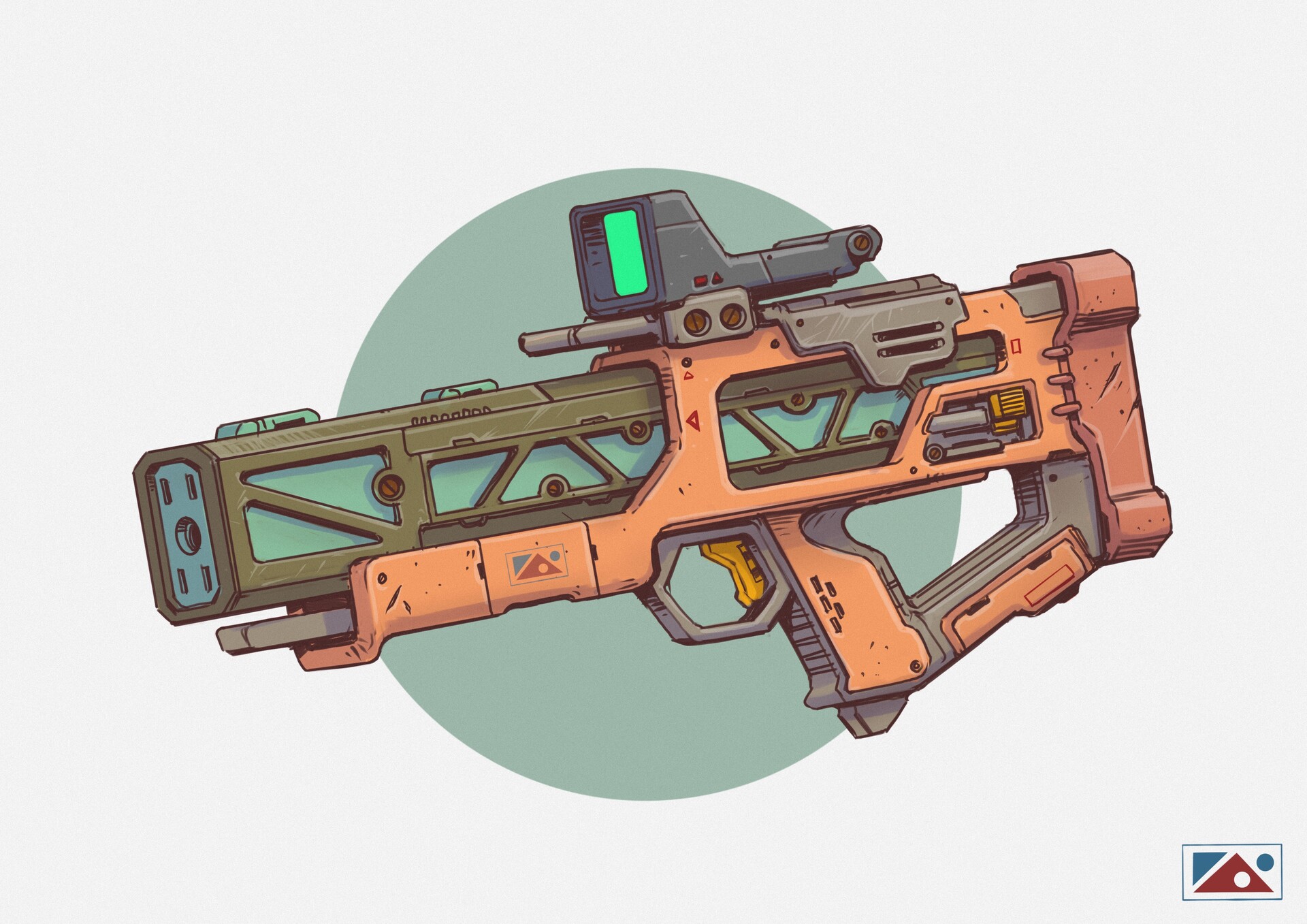 ArtStation - Gauss rifle