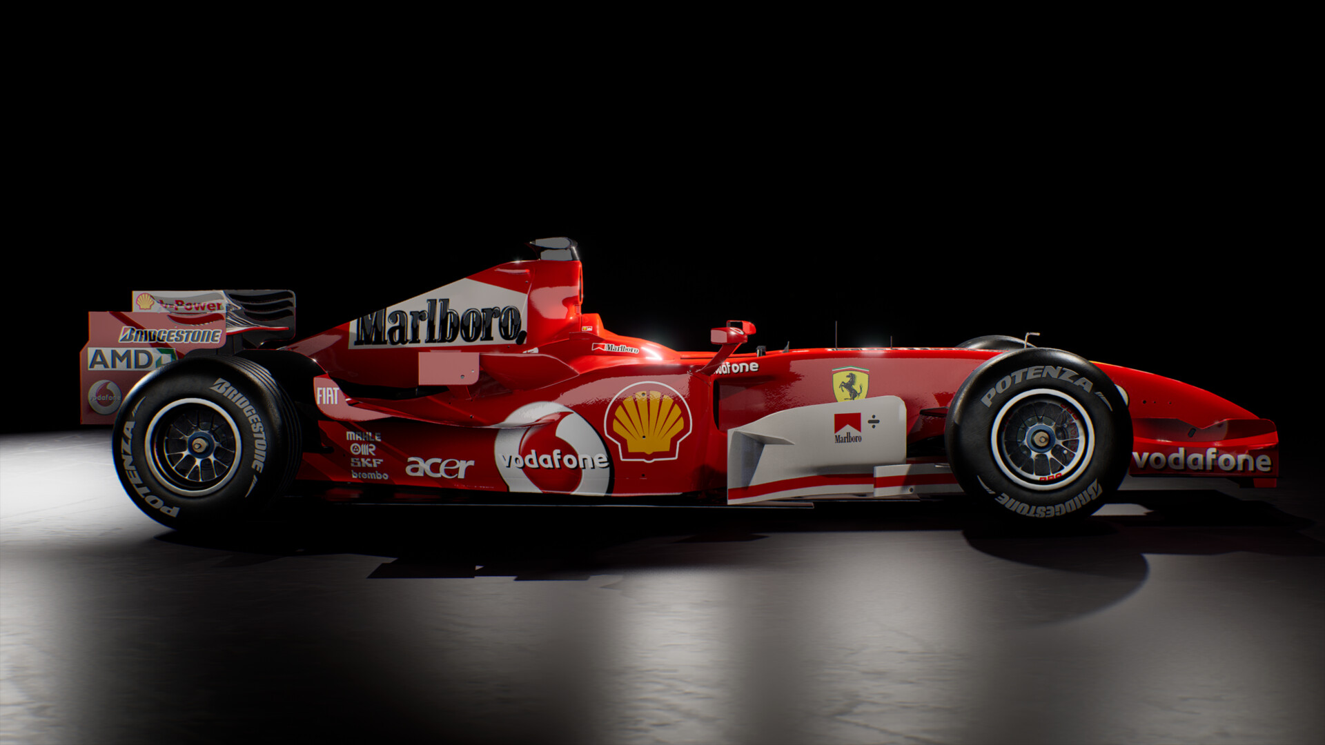 Ferrari formula 1 2004 top