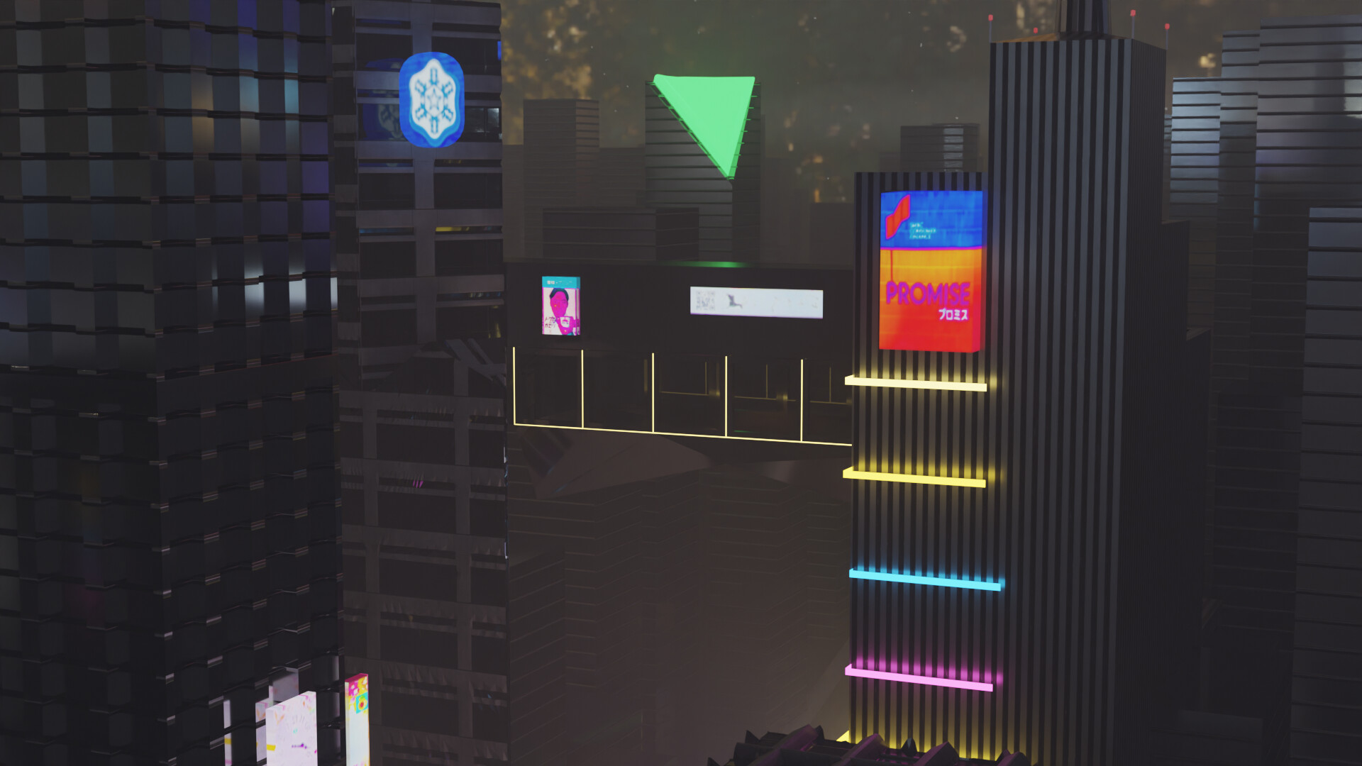 ArtStation Cyber City Concept