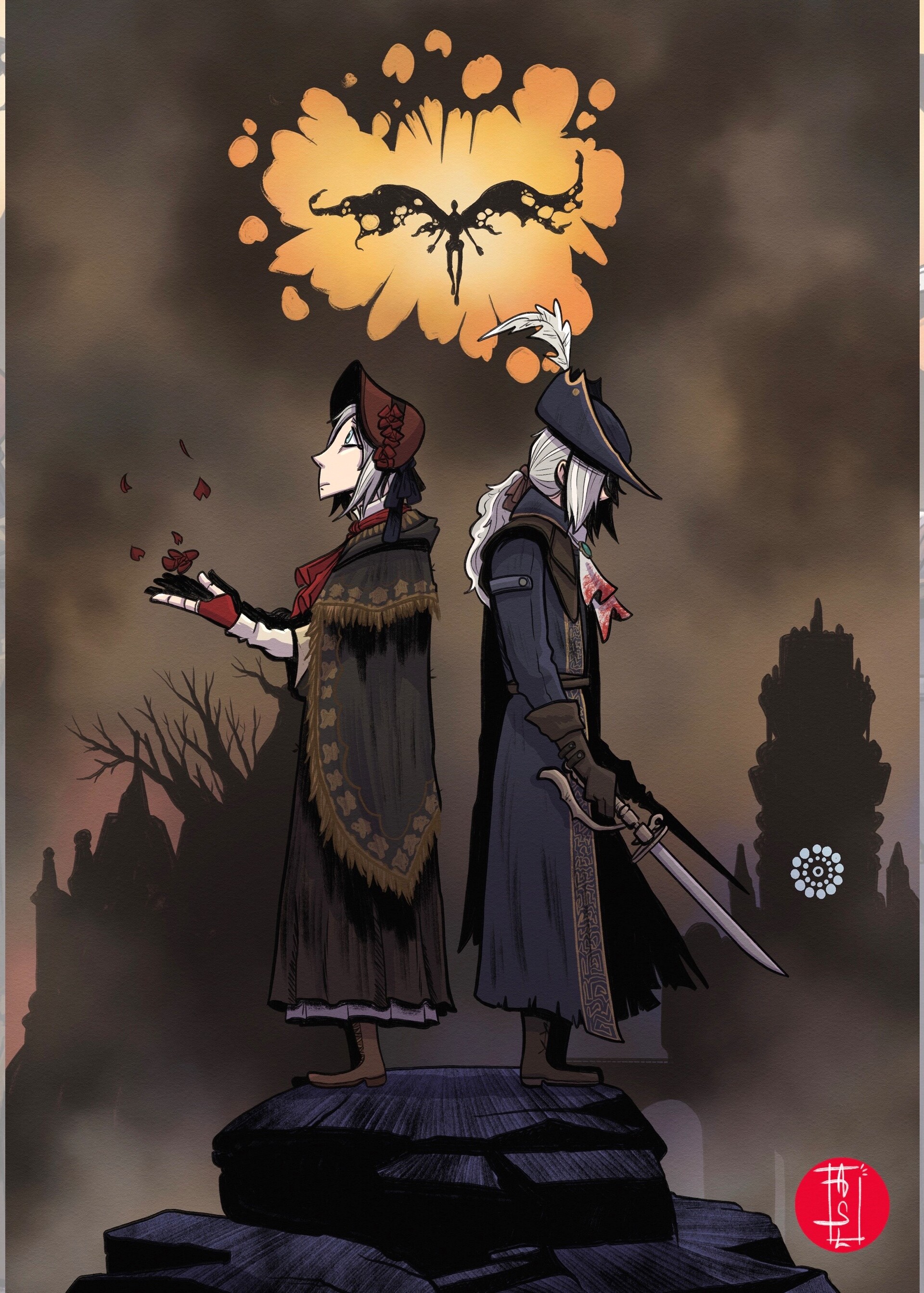 ArtStation - Doll And Lady Maria - Bloodborne, image size:1920x2687