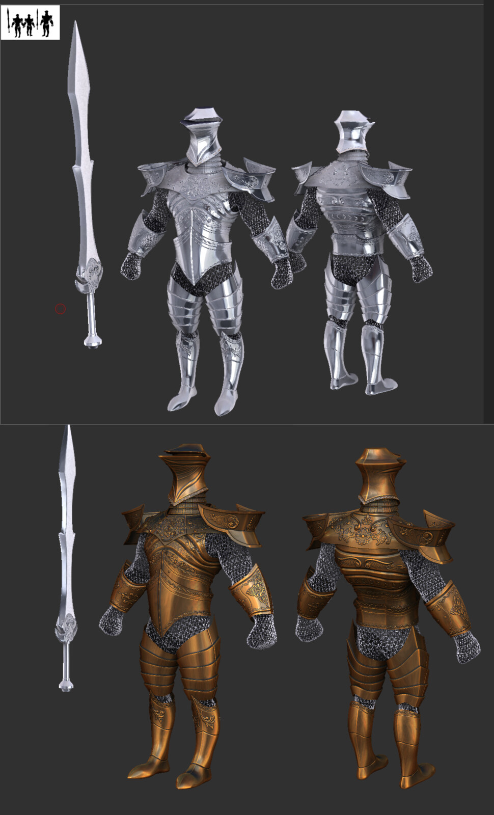 Matteo Buda, Technical Artist Technically a Jam 2022 Knight Character