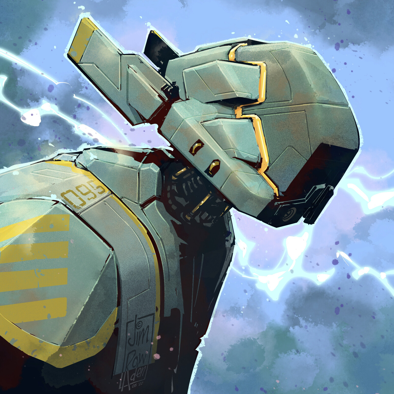 Robot Head 095