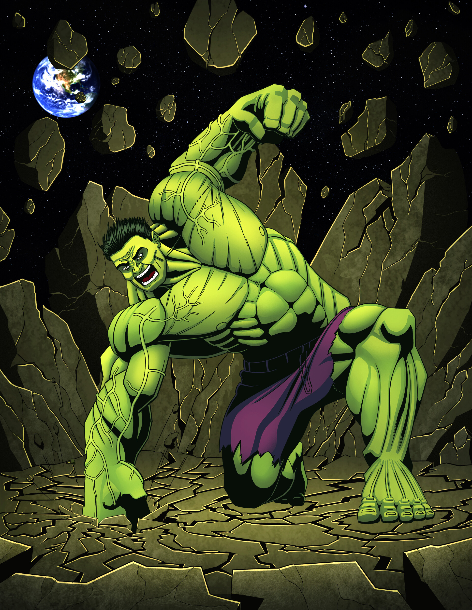ArtStation - Hulk Smash!